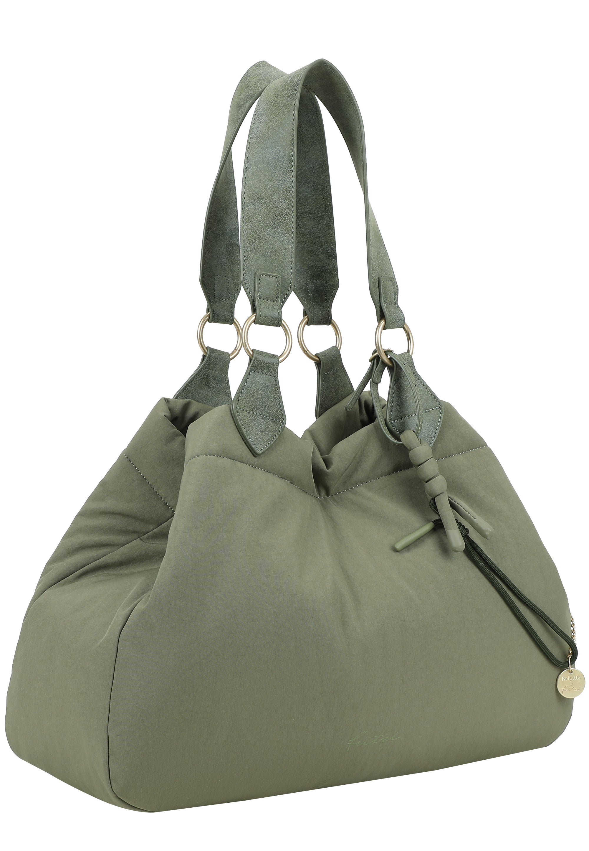 fritzi-x-brigitte-izzy-medium-limited-chain-shopper-nylon-green image 6