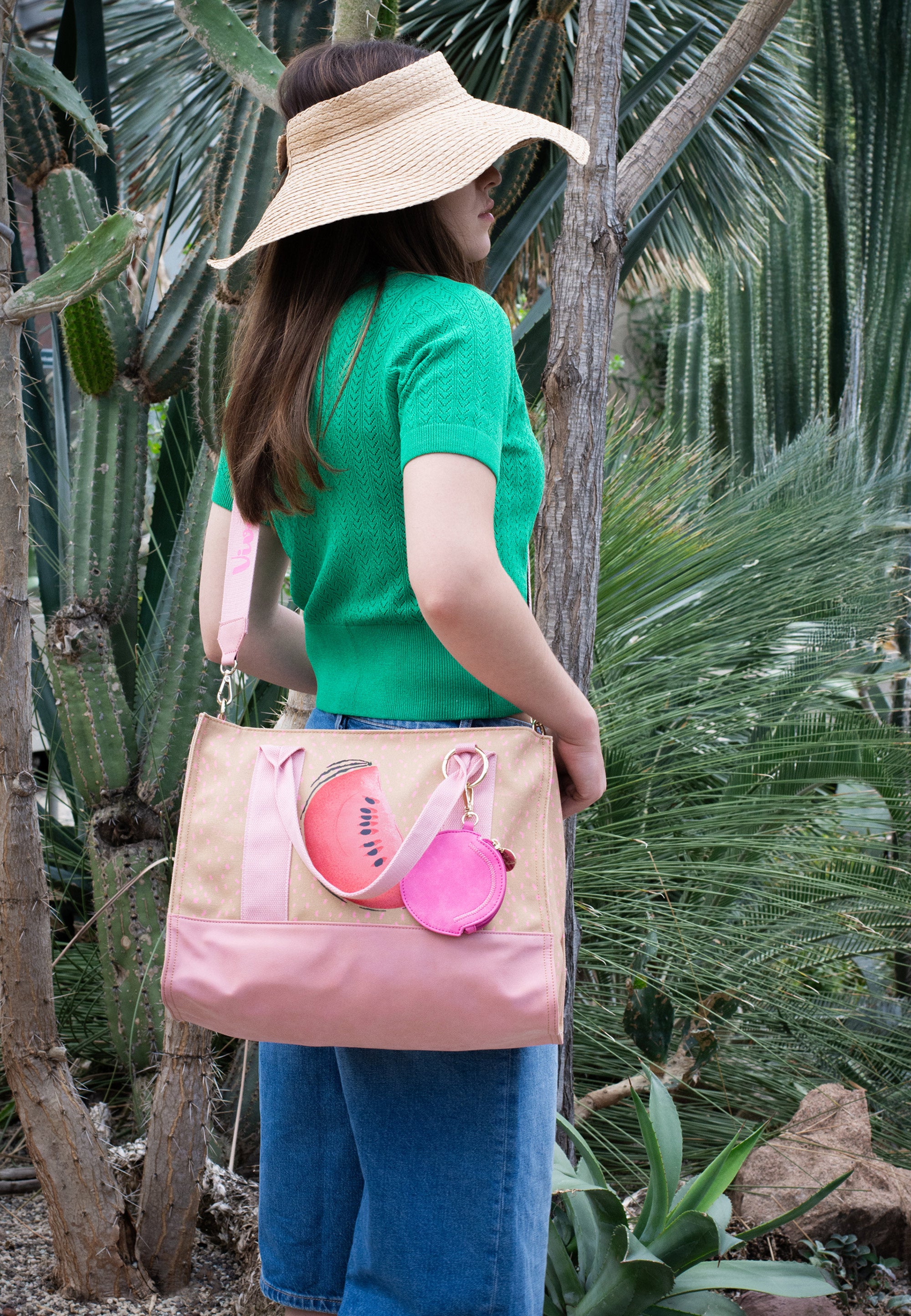 fritzi-canvas-tote-bag-frida-kahlo-limited-melon-tote image 4