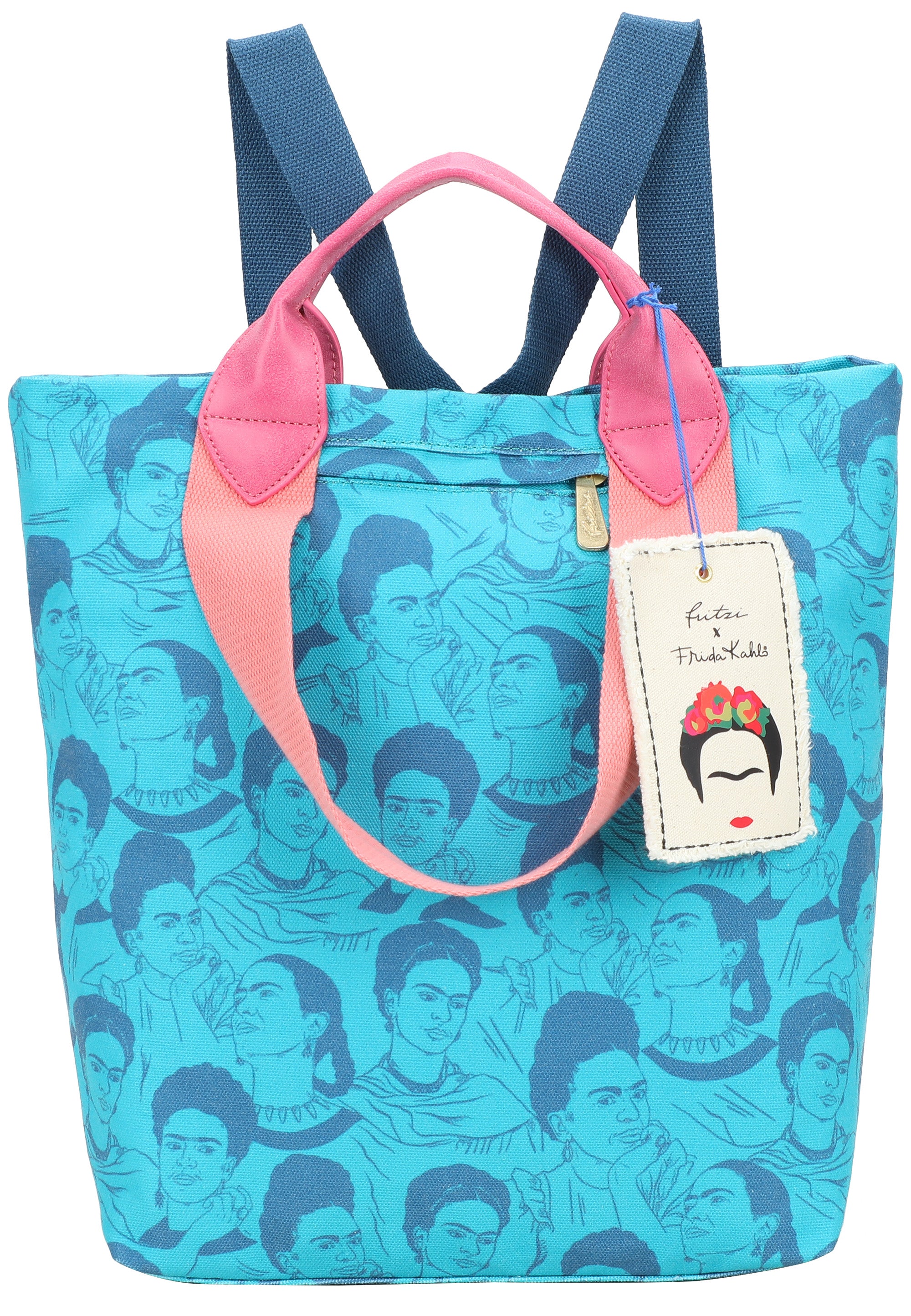 fritzi-aus-preu-en-ju-limited-frida-heads-rucksack-blau-canvas image 2
