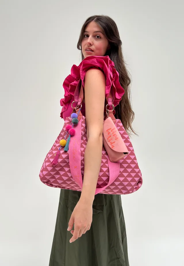 fritzi-x-frida-kahlo-izzy-medium-tasche-geo-canvas-limitiert image 1