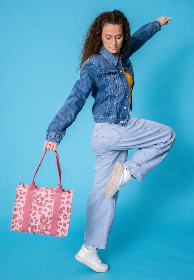 fritzi-aus-preu-en-tote-bag-medium-shopper-leo-brick-canvas image 1