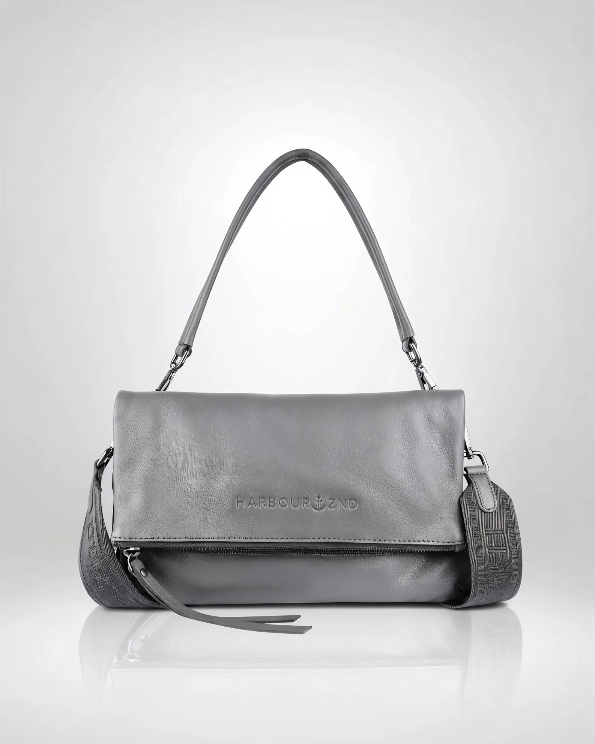 harbour-2nd-justpure-anika-handtasche-leder-ash image 3