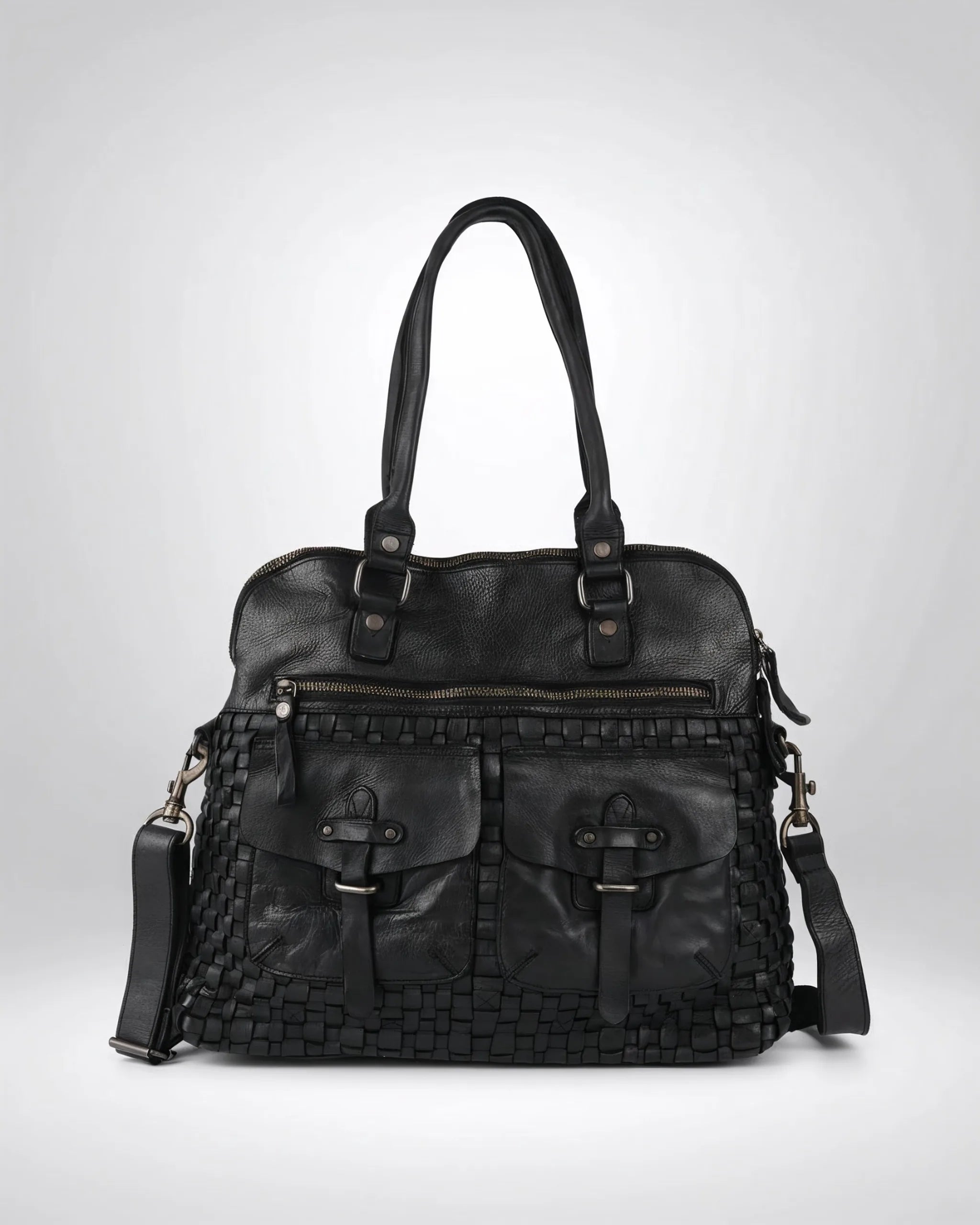harbour-2nd-alexandra-up-shopper-cognac-geflochtenes-leder image 2