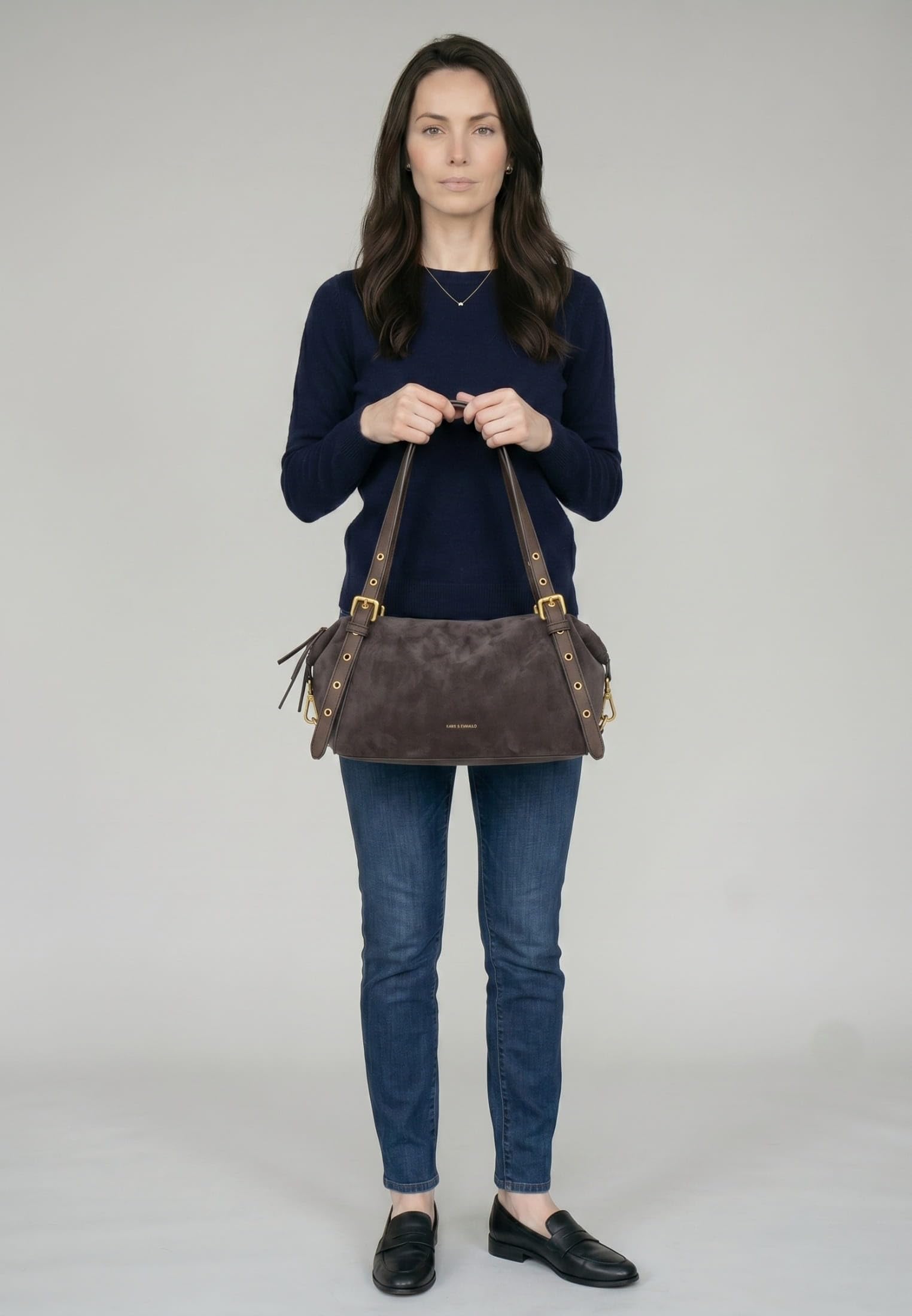 emily-noah-laren-65843-shopper-taupe-mit-rei-verschluss image 2
