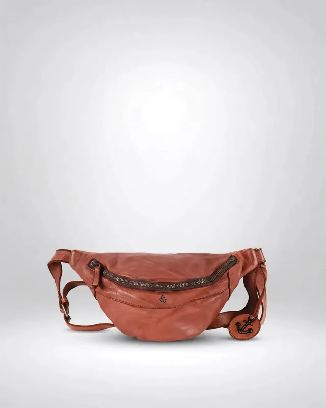 harbour-2nd-anchorlove-jamie-bauchtasche-cognac-rindleder image 1