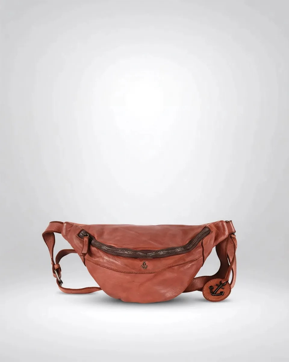 harbour-2nd-anchorlove-jamie-bauchtasche-cognac-rindleder image 1