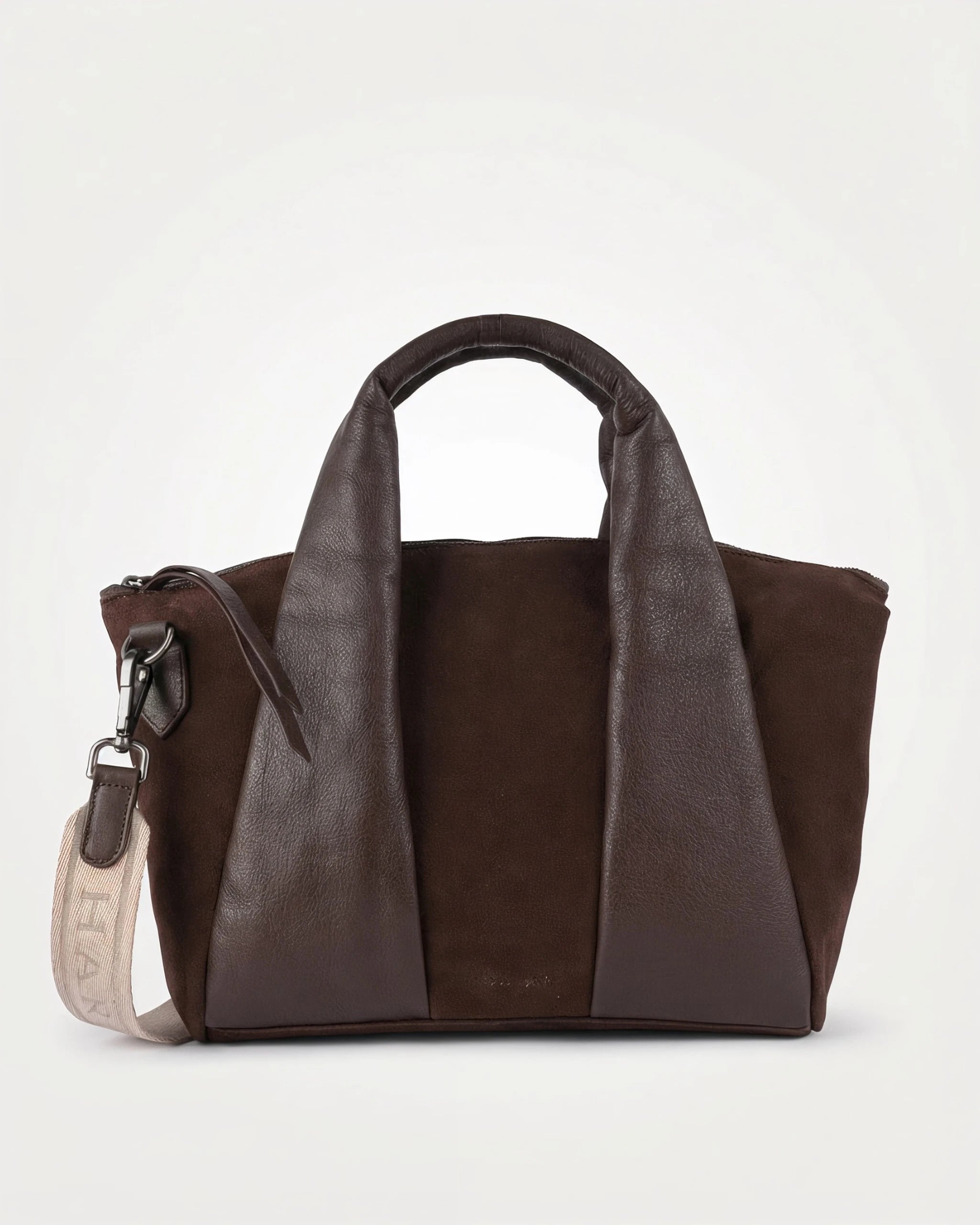 harbour-2nd-mae-handtasche-brown-leder-laptopfach image 1