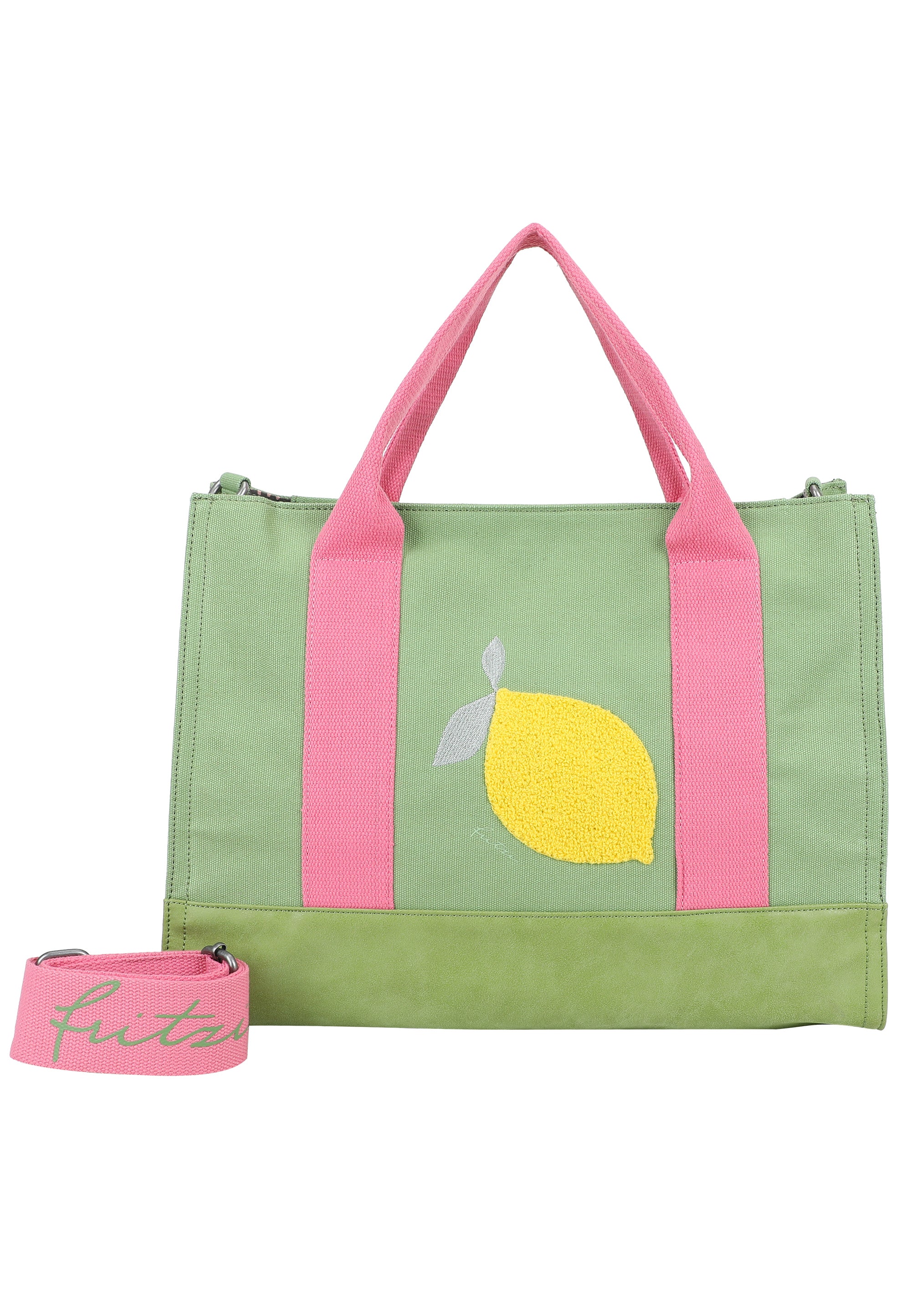 fritzi-aus-preu-en-tote-bag-limited-squeezy-lemon-shopper-canvas image 2