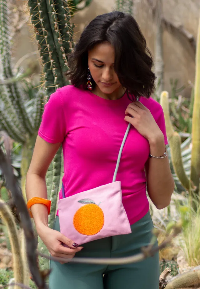 fritzi-me-limited-oranges-mini-tasche-canvas-frida-kahlo image 1