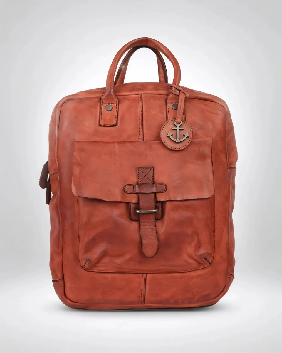 harbour-2nd-anchorlove-devon-rucksack-ash-leder-gewaschen image 1