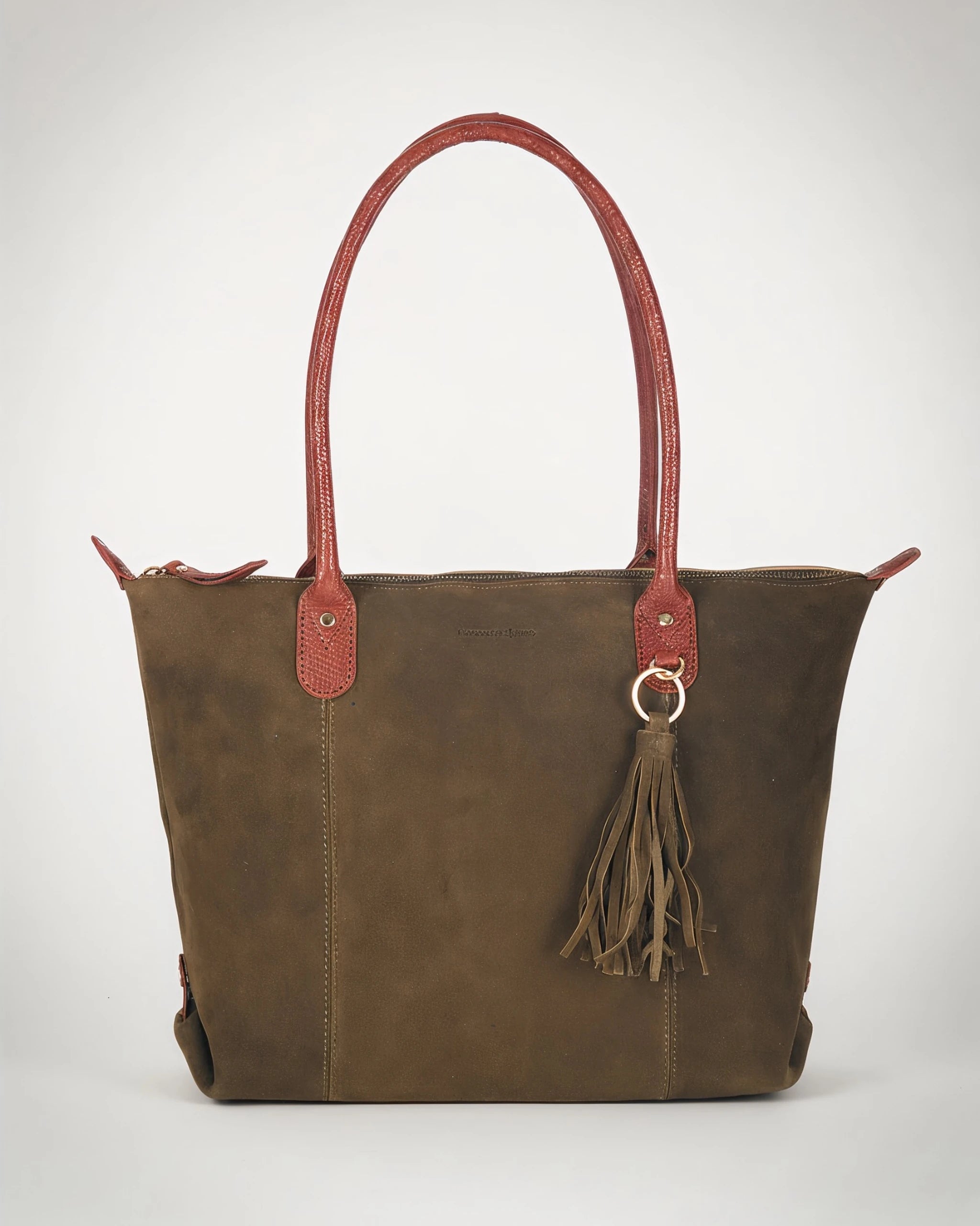 harbour-2nd-anchorlove-sofia-l-handtasche-brown-velourleder image 5