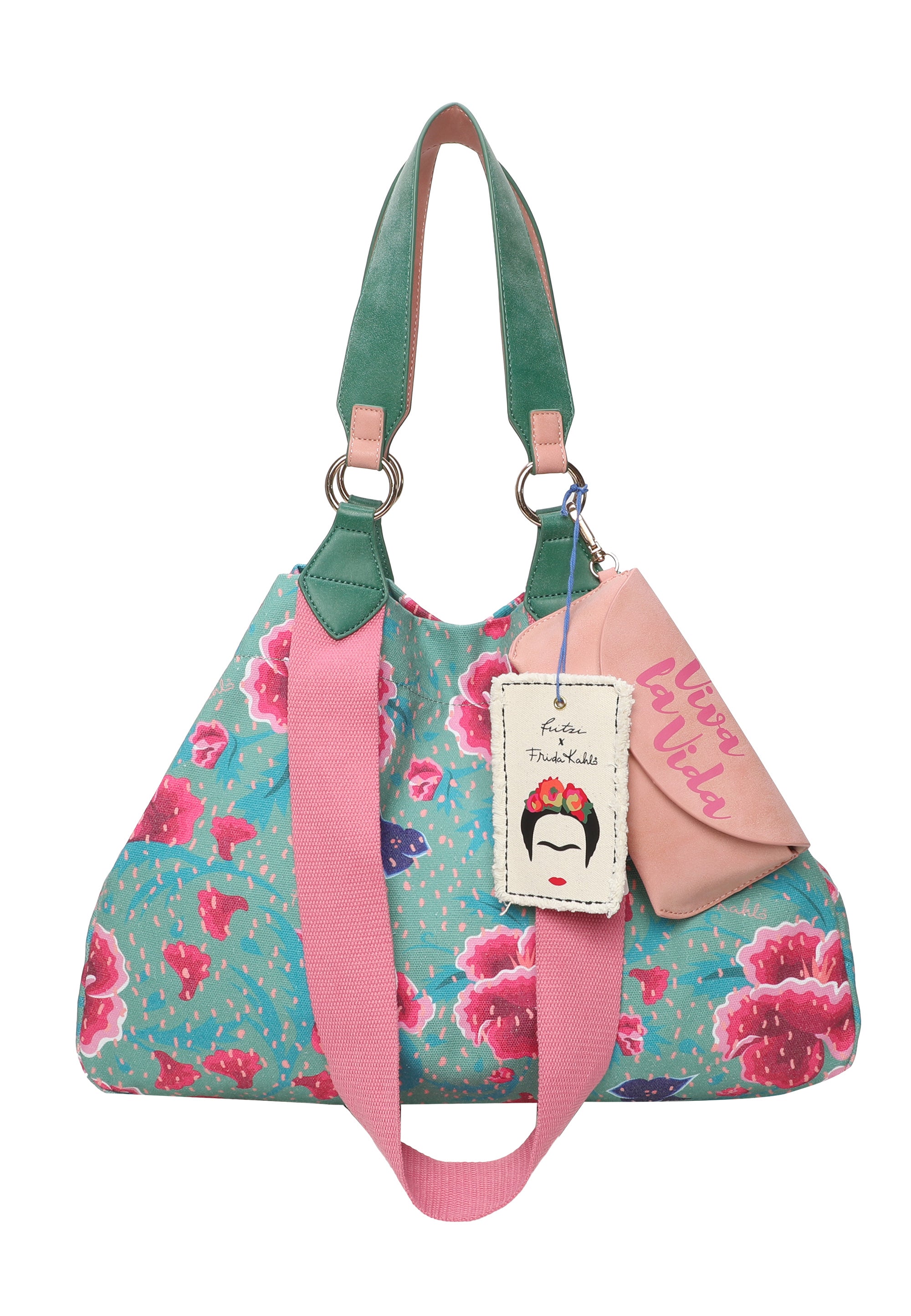 fritzi-aus-preu-en-izzy-medium-shopper-flower-green-limited image 2