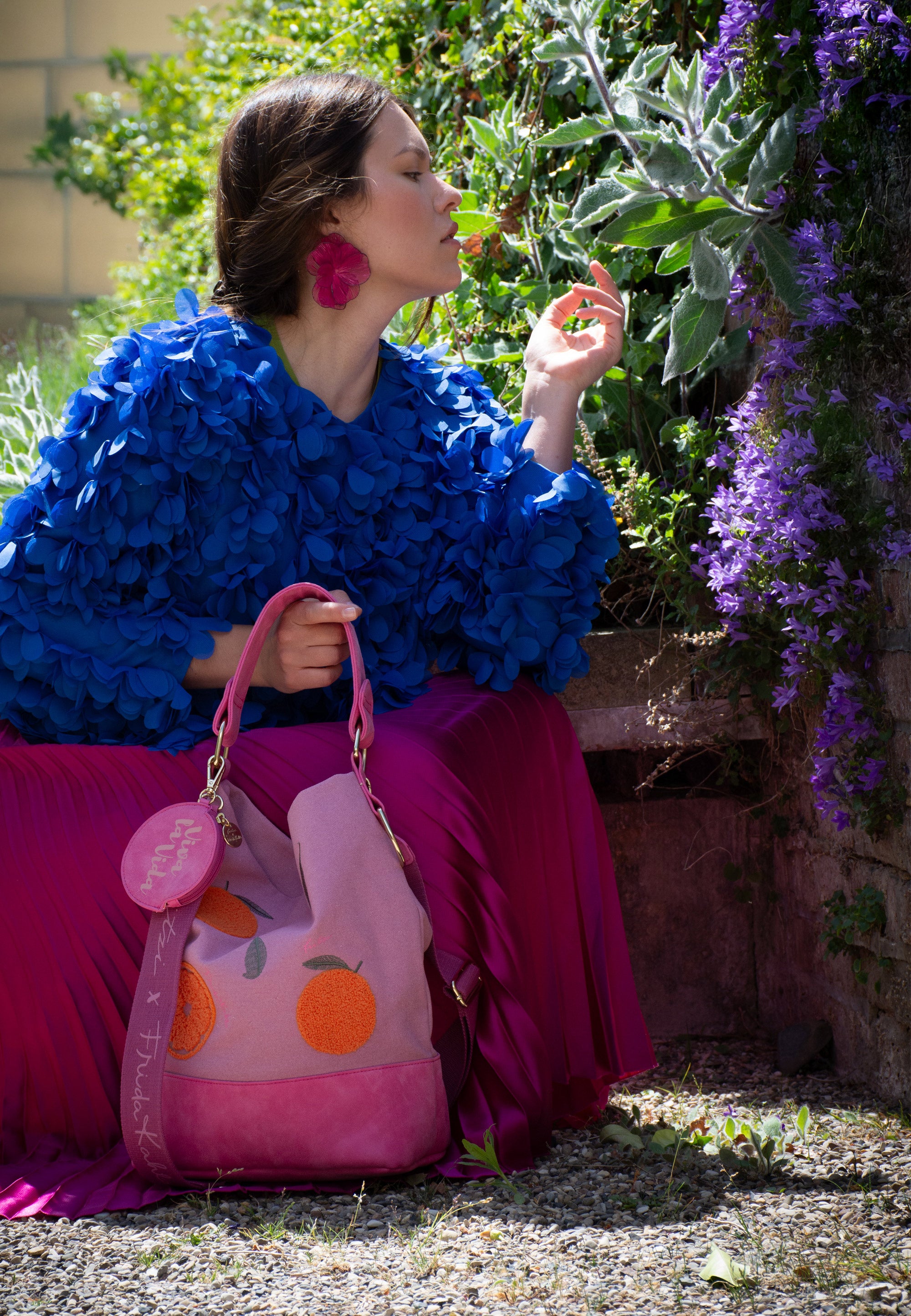 fritzi-aus-preu-en-izzy07-shopper-oranges-frida-kahlo-canvas image 1