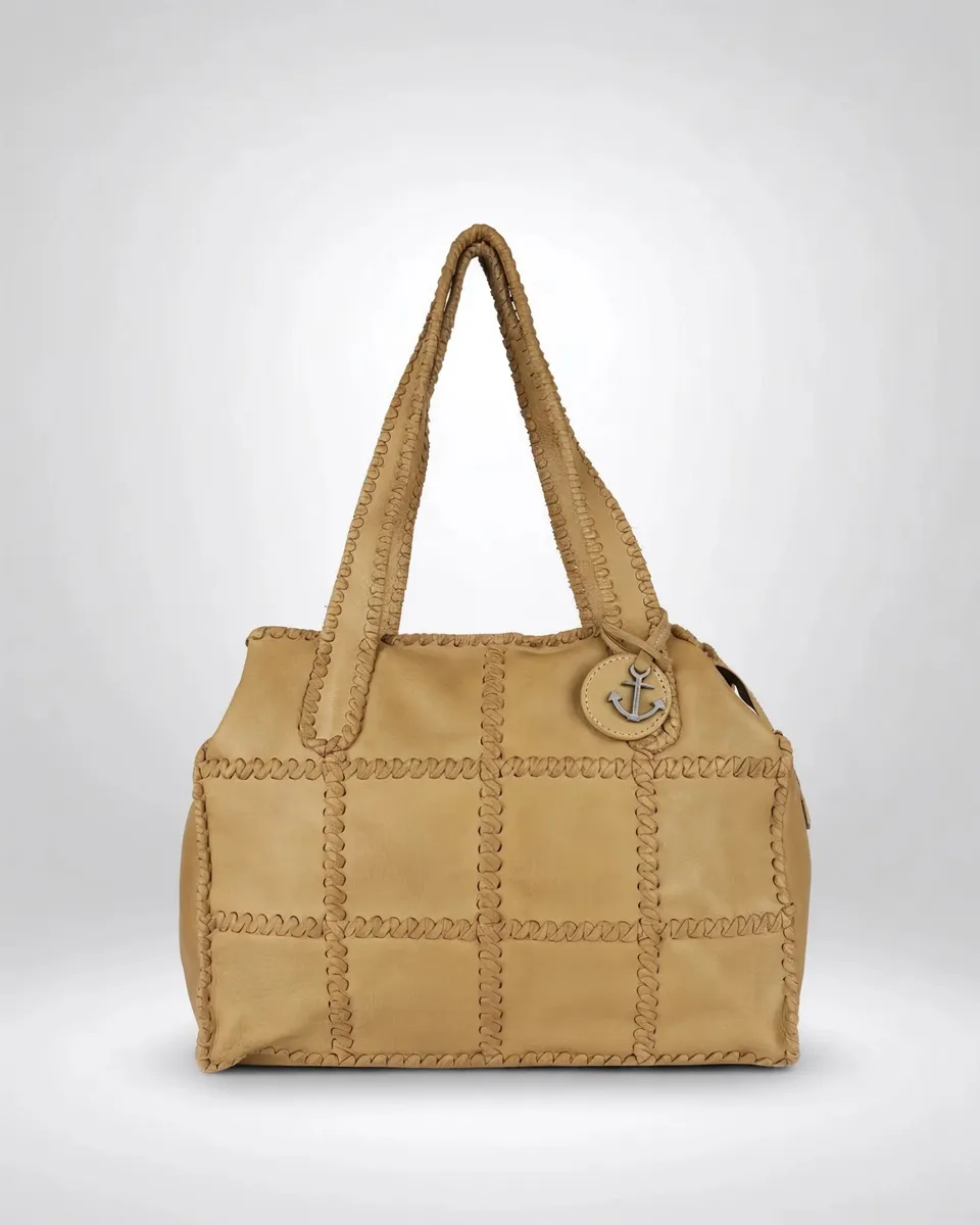 harbour-2nd-anchorlove-alethea-shopper-pistachio-leder image 1