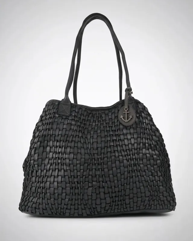 harbour-2nd-anchorlove-viva-shopper-leder-ash-geflochten image 1