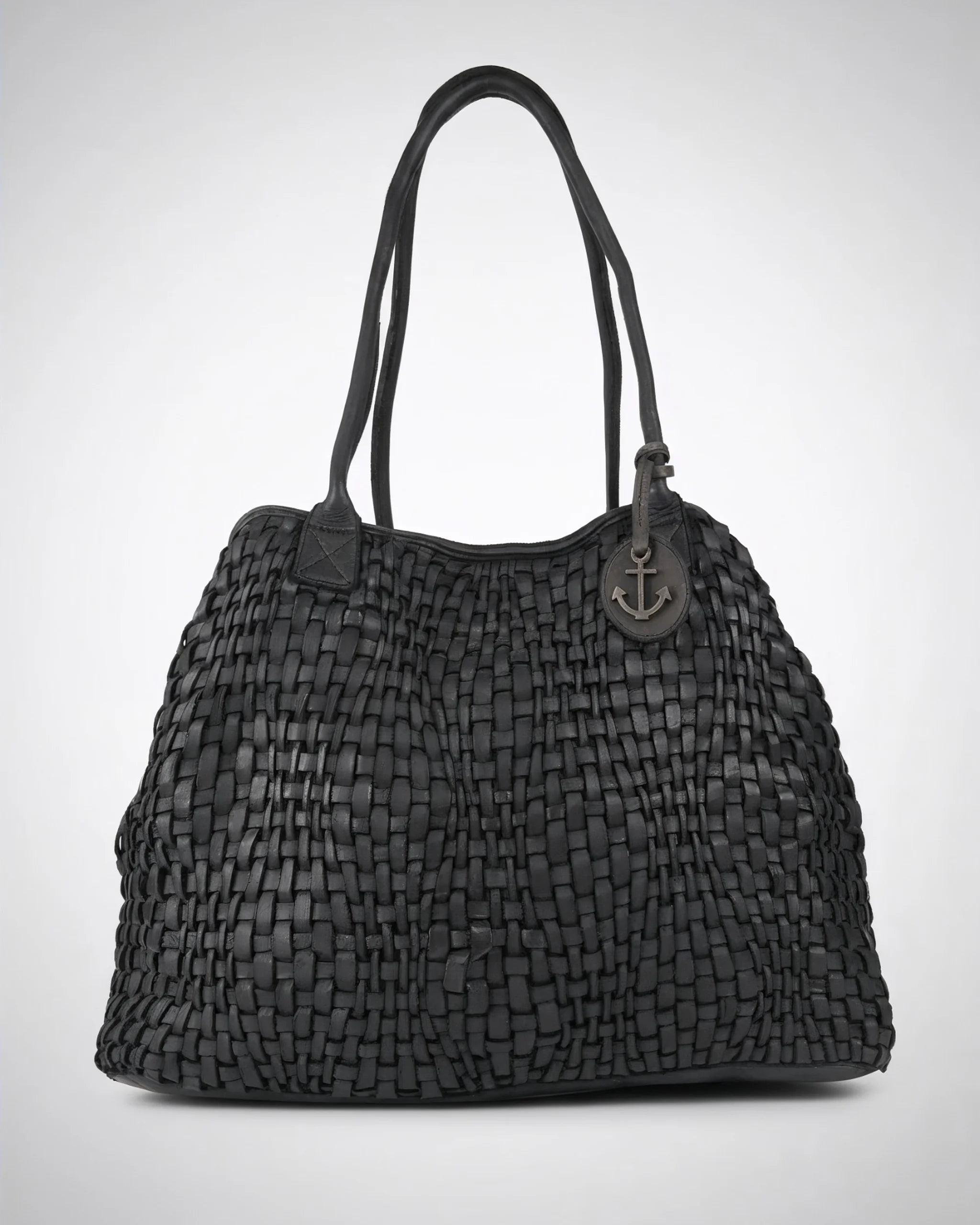 harbour-2nd-anchorlove-viva-shopper-leder-ash-geflochten image 1