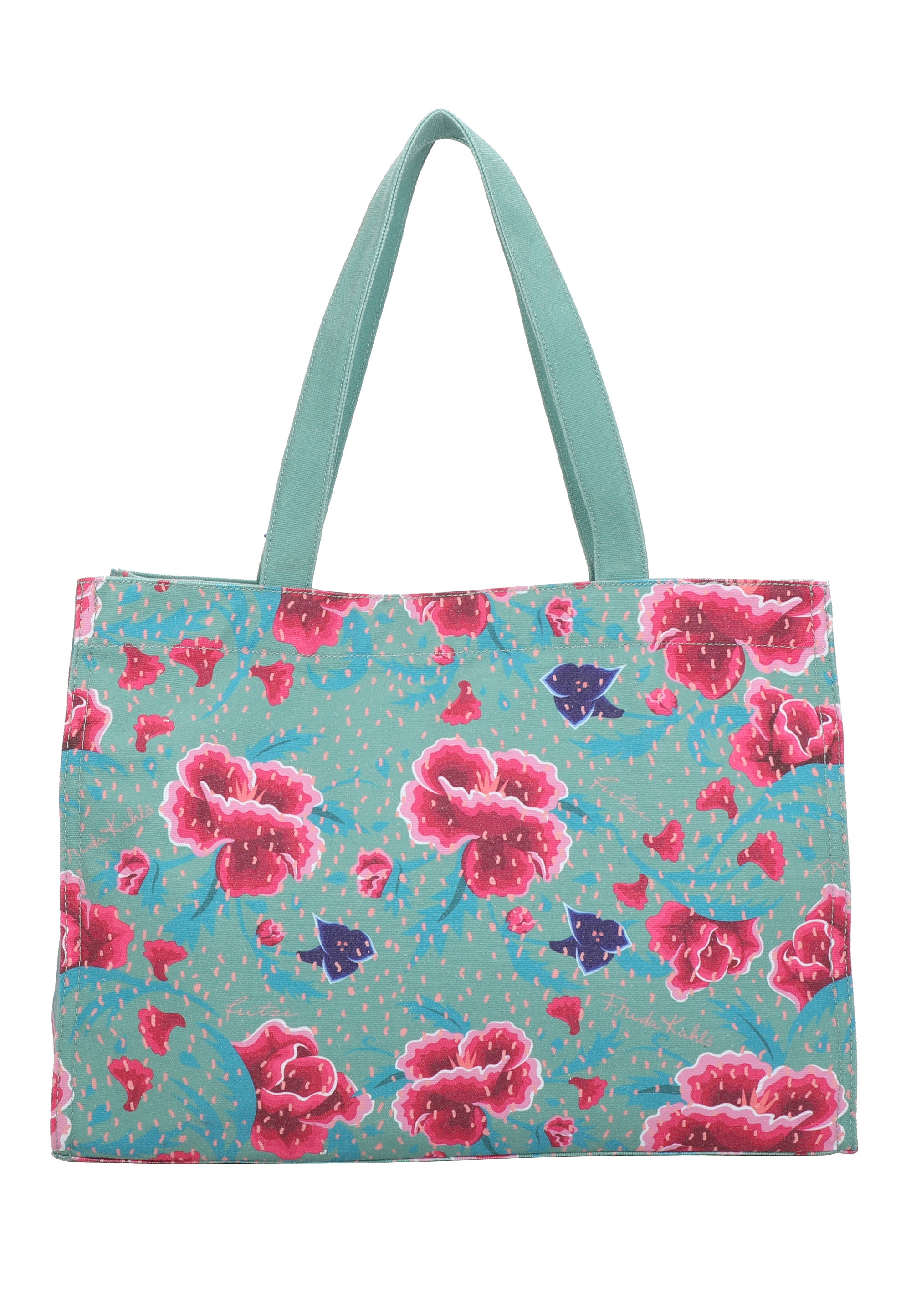 fritzi-easy01-limited-flower-shopper-canvas-frida-kahlo image 3