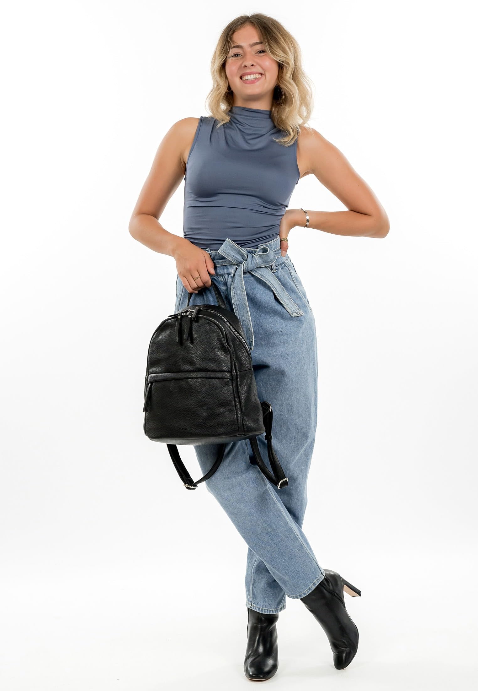 emily-noah-tours-rue-09-1611-rucksack-schwarz-kunstleder image 2