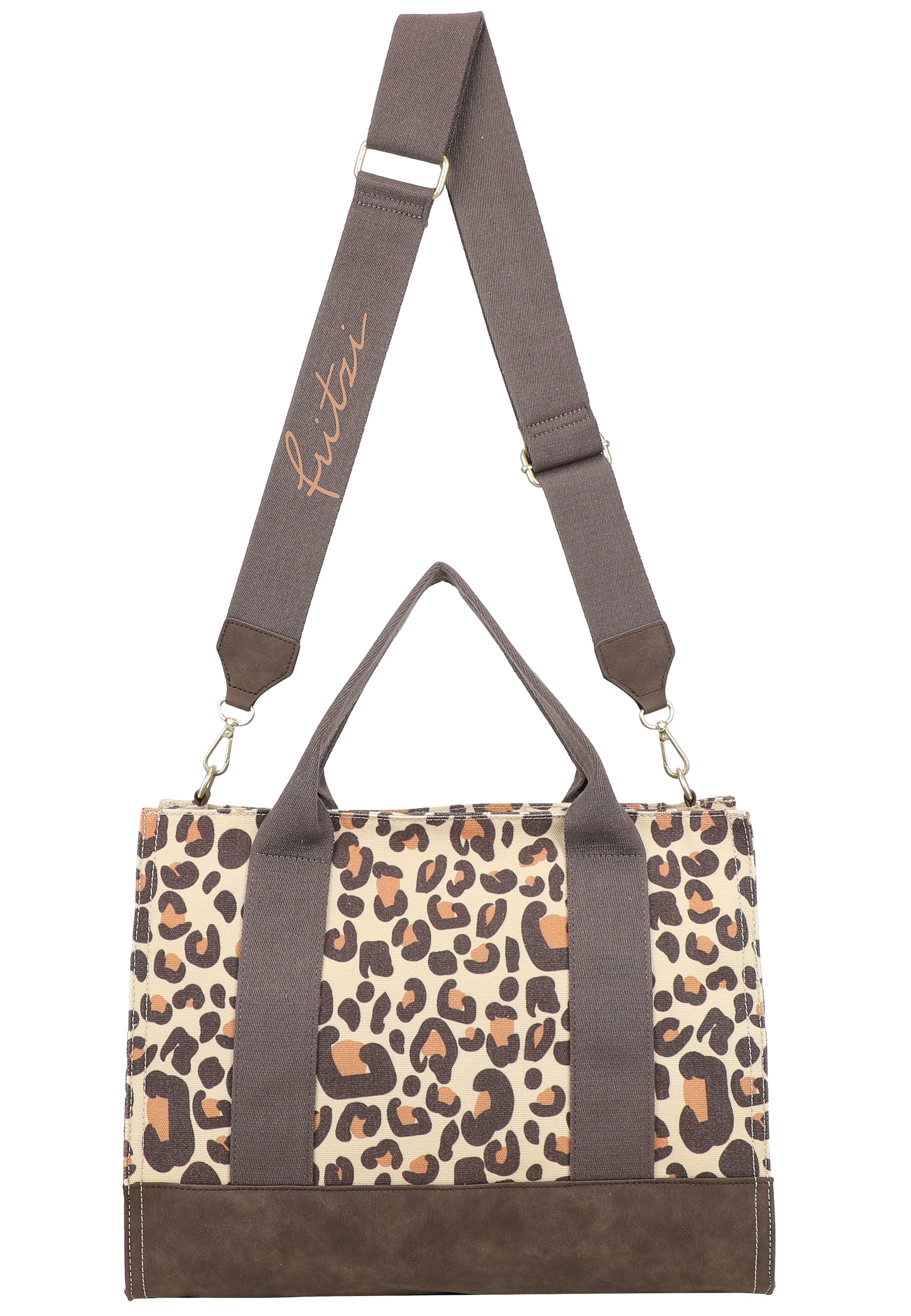 fritzi-aus-preu-en-canvas-tote-bag-limited-leo-camel-vegan image 3