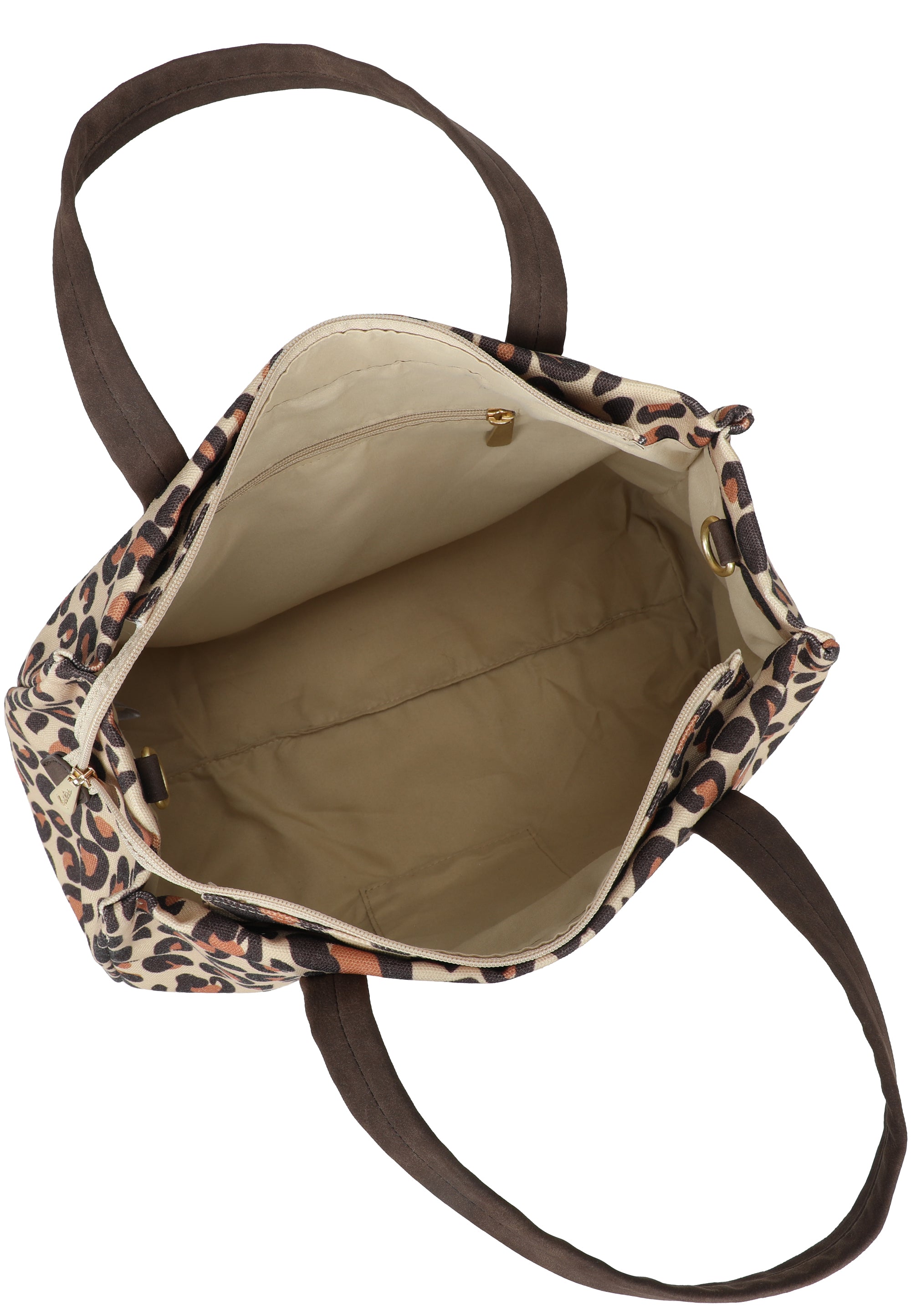 fritzi-aus-preu-en-easy-tote-limited-leo-camel-canvas-shopper image 5