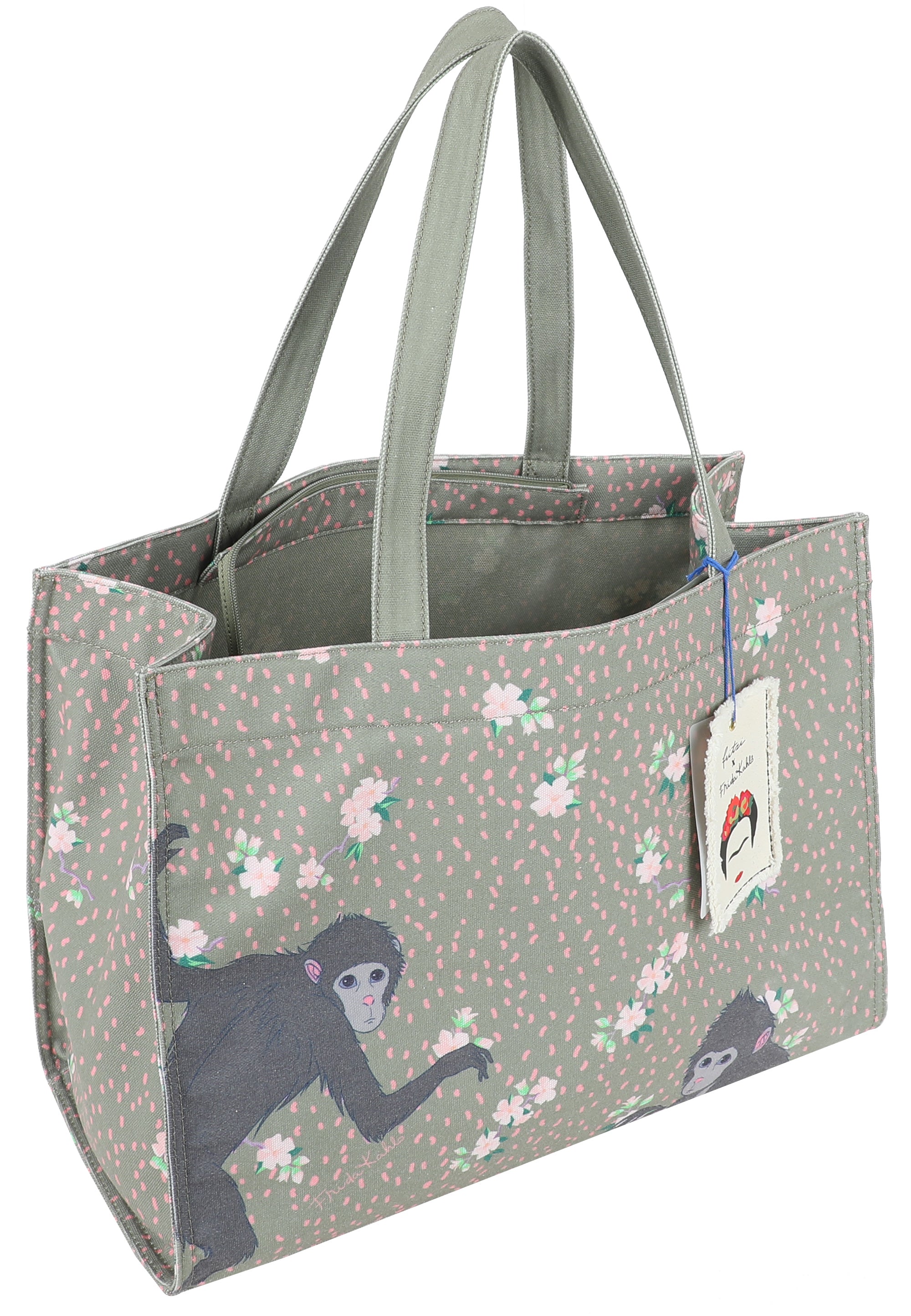 fritzi-x-frida-kahlo-easy01-limited-jungle-tote-canvas image 7