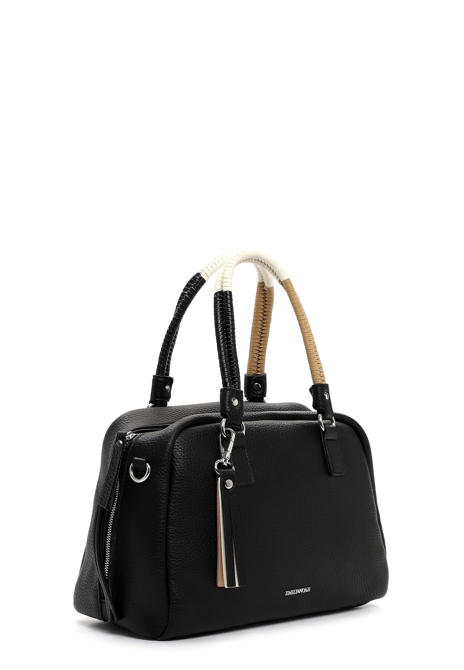 emily-noah-jeanine-65665-shopper-schwarz-leder-optik image 3
