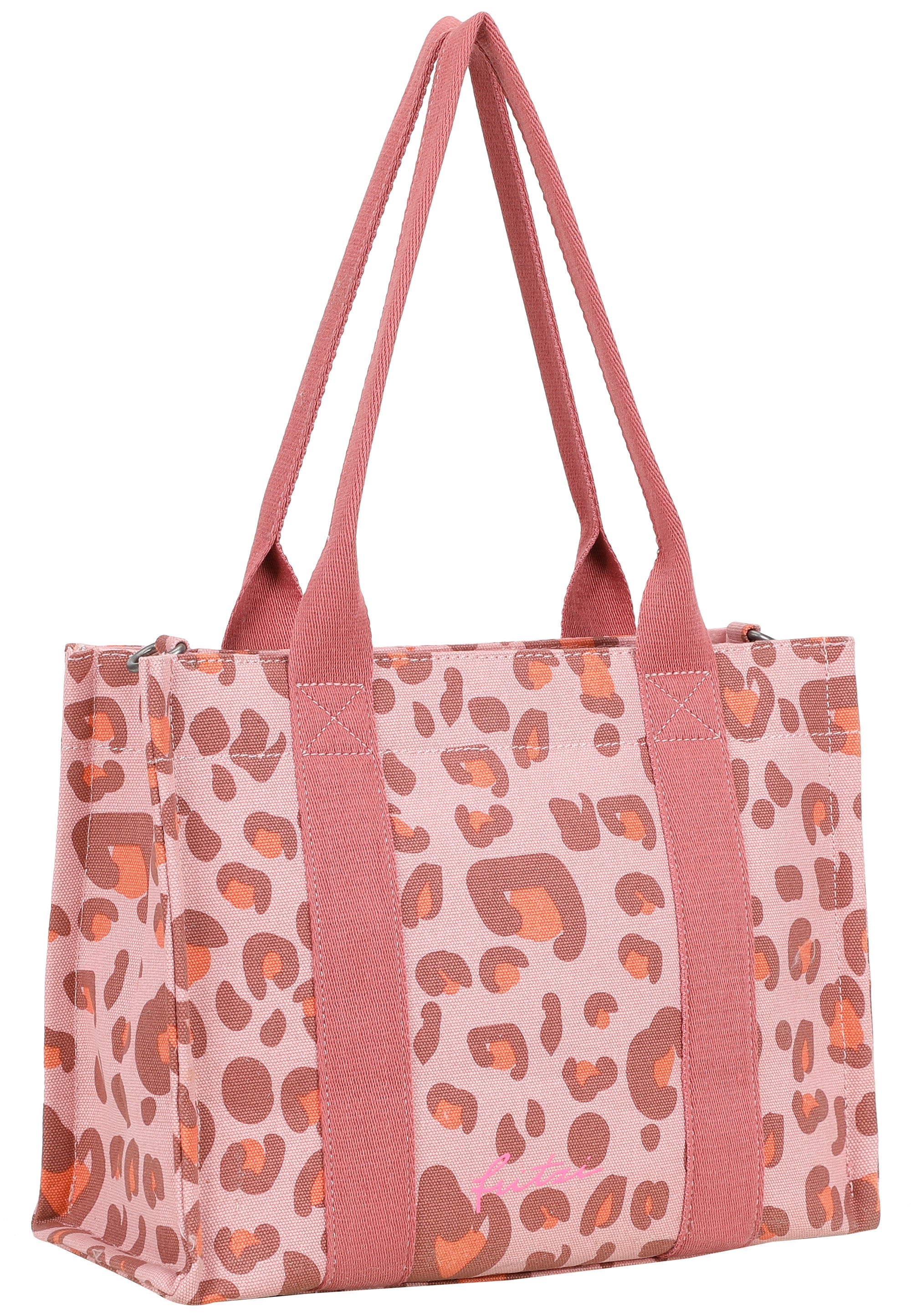 fritzi-aus-preu-en-tote-bag-medium-shopper-leo-brick-canvas image 7
