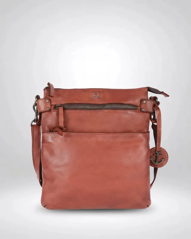 harbour-2nd-zora-2-crossbody-cognac-mit-anker-und-handyfach image 1