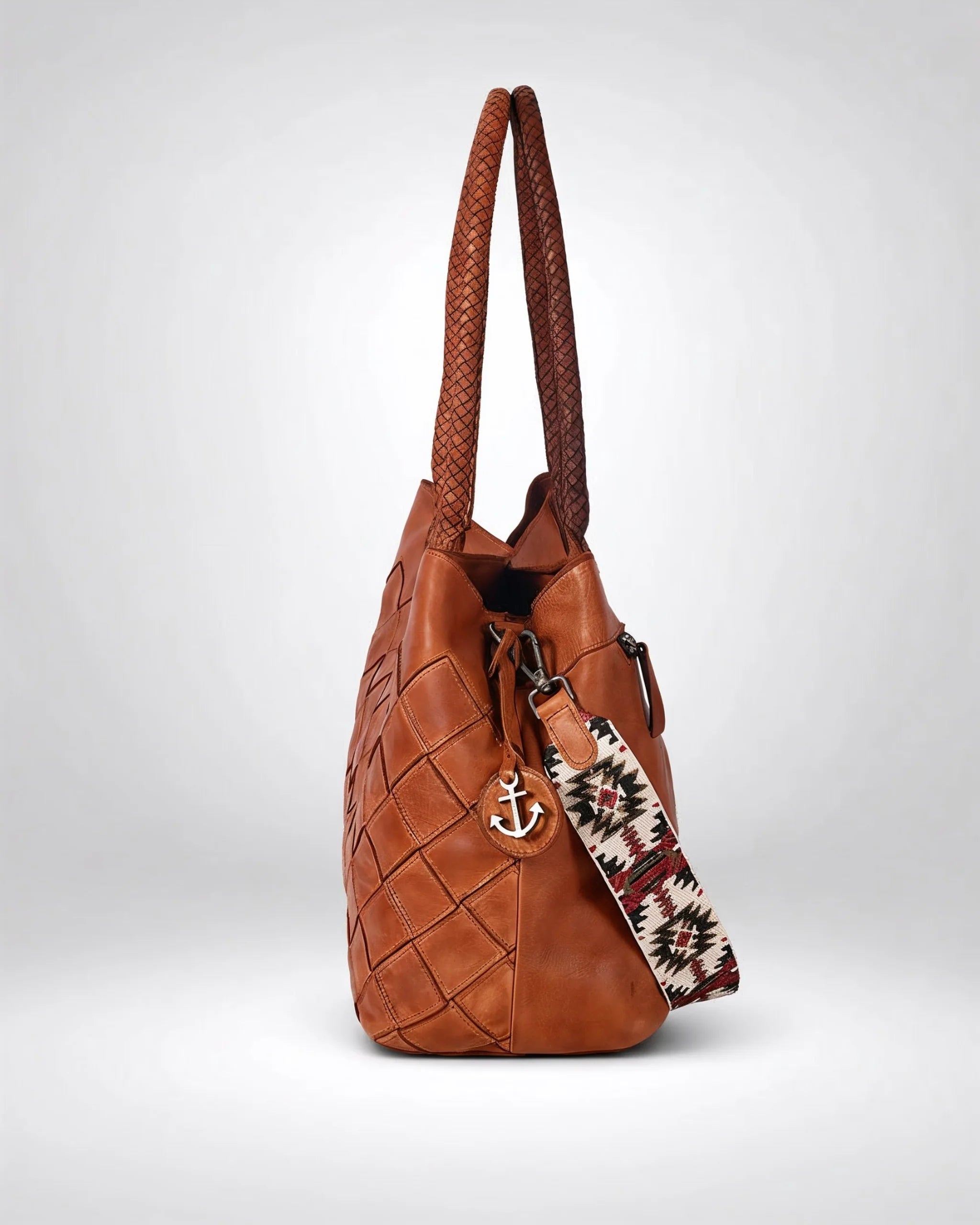 harbour-2nd-anchorlove-leontina-shopper-cognac-leder image 2