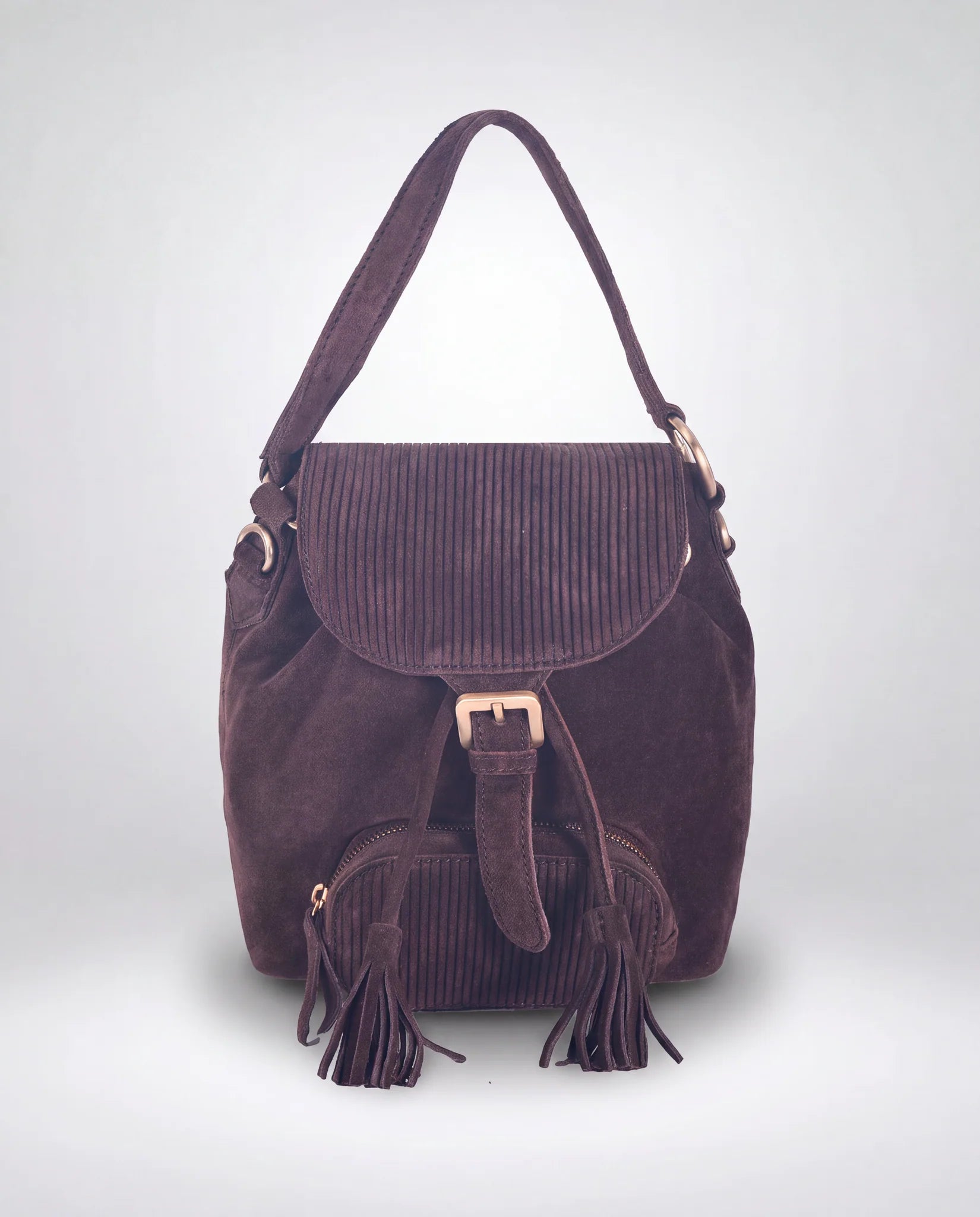 harbour-2nd-aponi-cord-rucksack-brown-veloursleder image 1