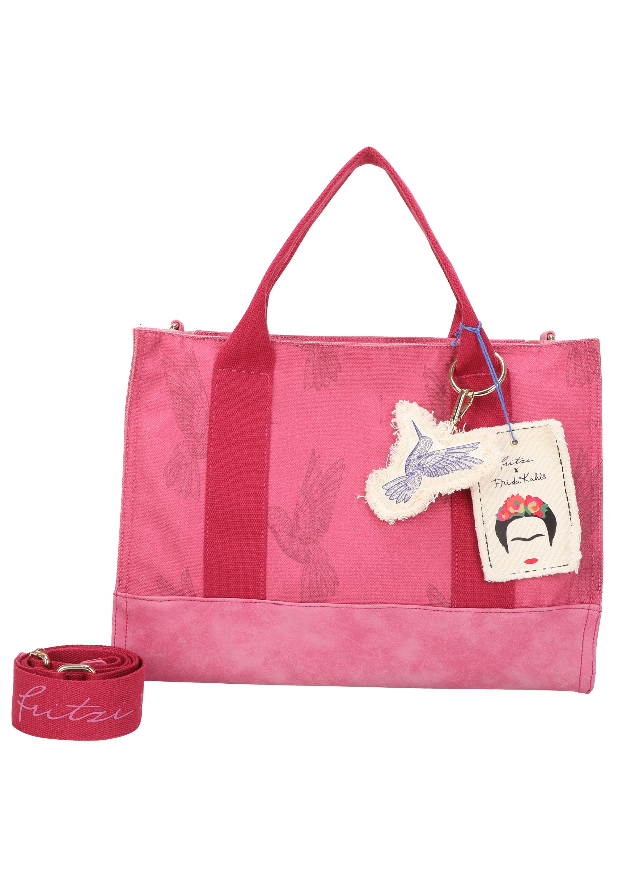 fritzi-aus-preu-en-tote-bag-kolibri-shopper-canvas-pinki image 2