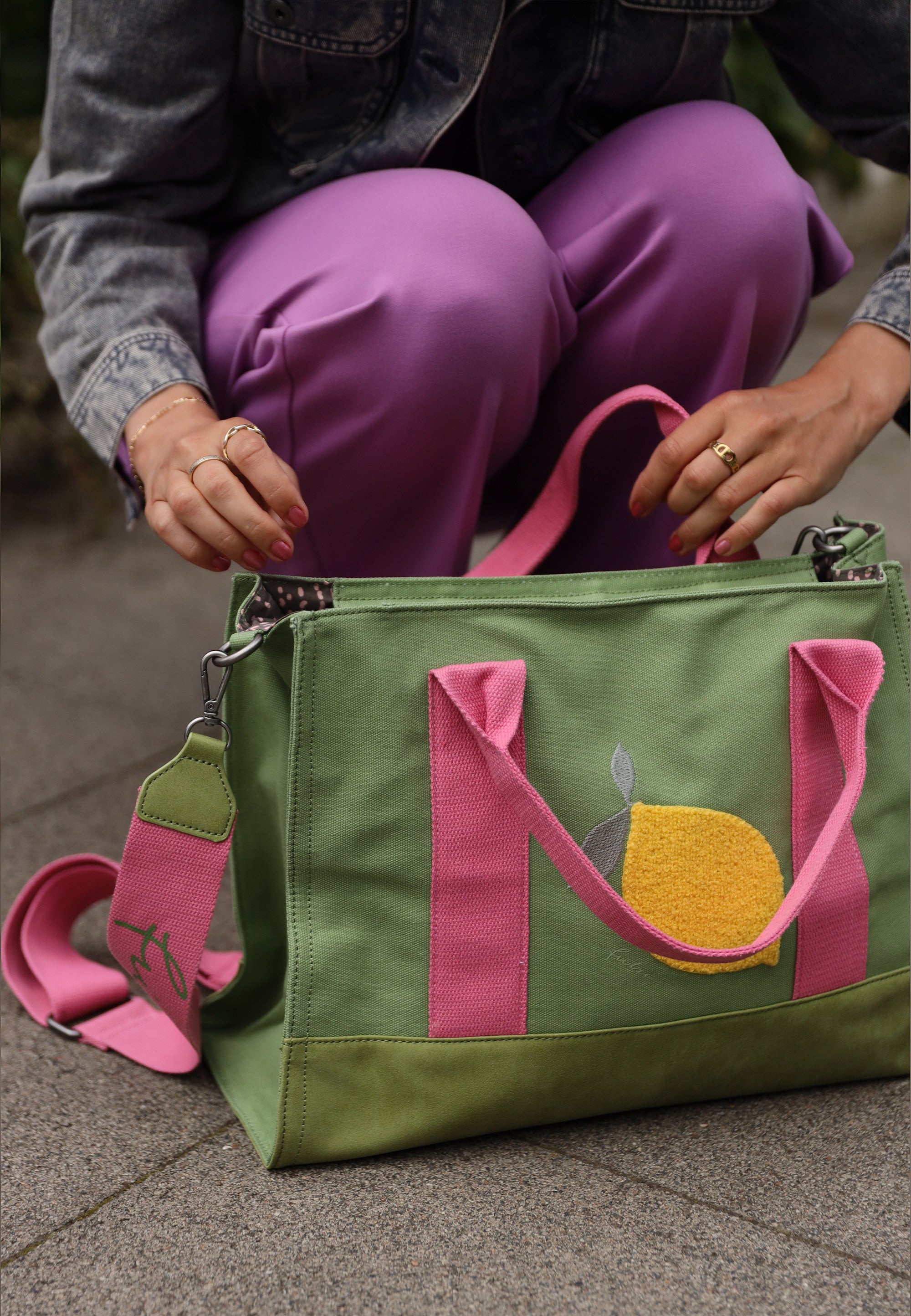 fritzi-aus-preu-en-tote-bag-limited-squeezy-lemon-shopper-canvas image 4