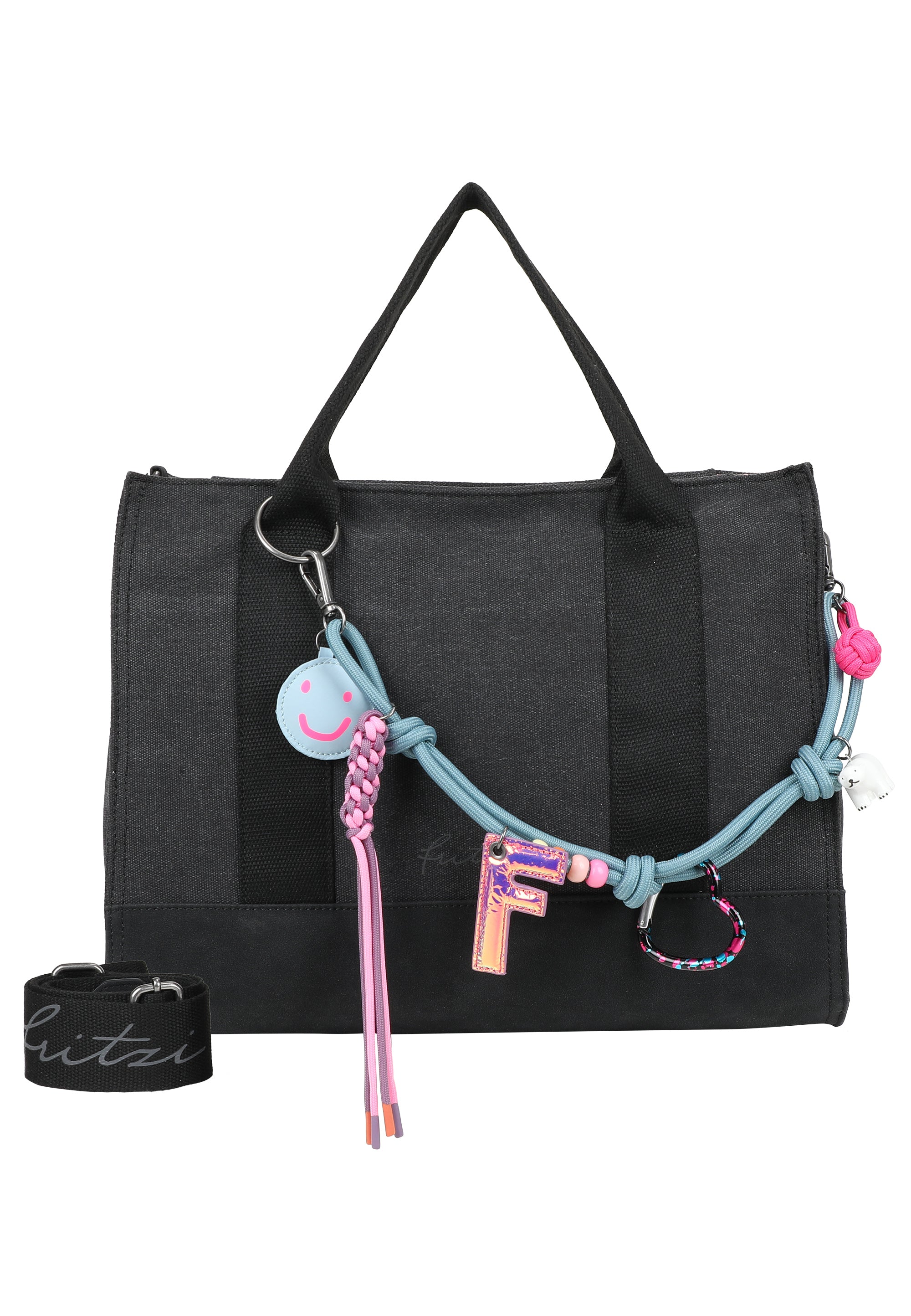 fritzi-aus-preu-en-tote-bag-limited-shopper-t-ddel-t-schwarz image 2