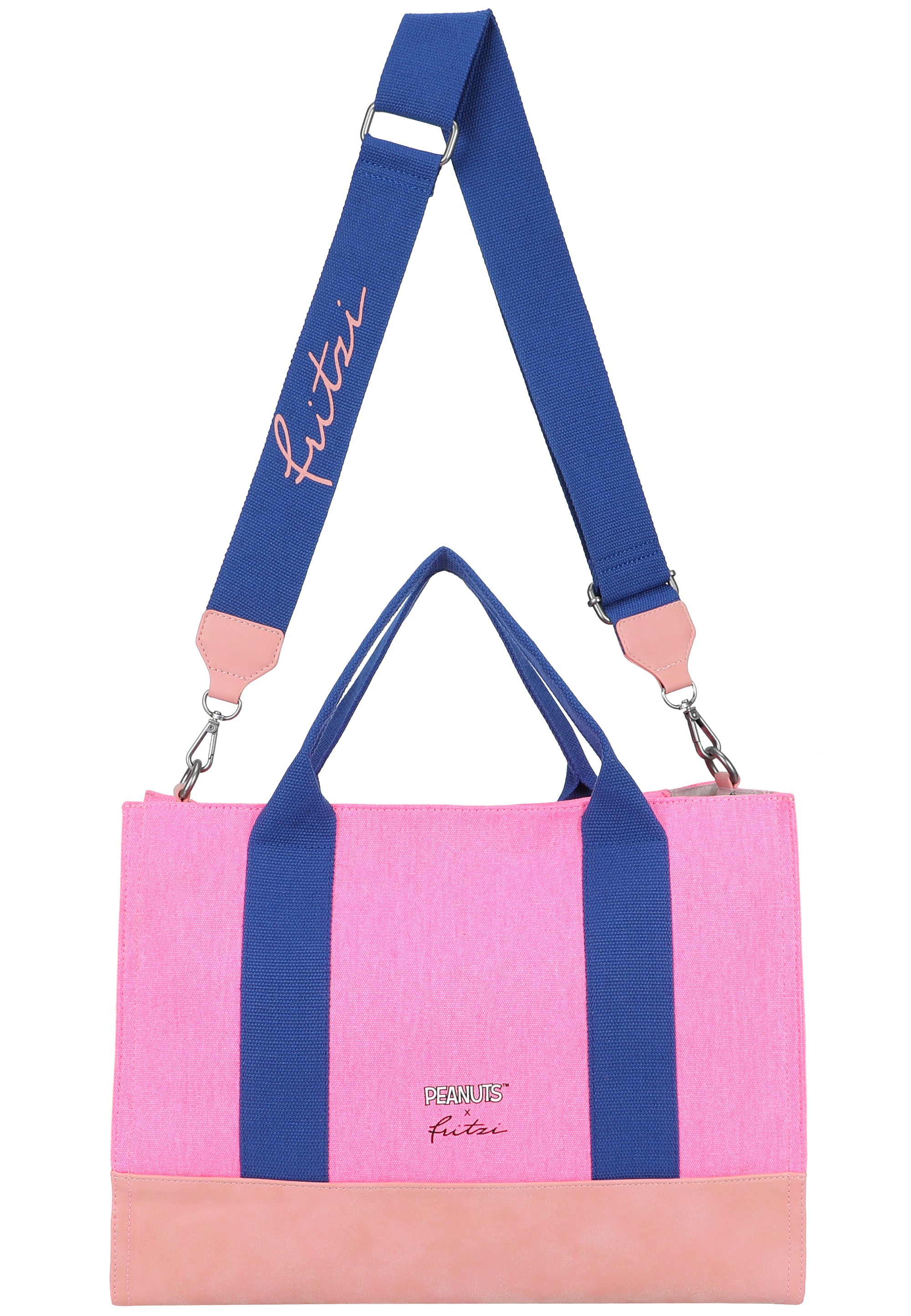 peanuts-x-fritzi-tote-bag-happiness-shopper-canvas-pink image 3
