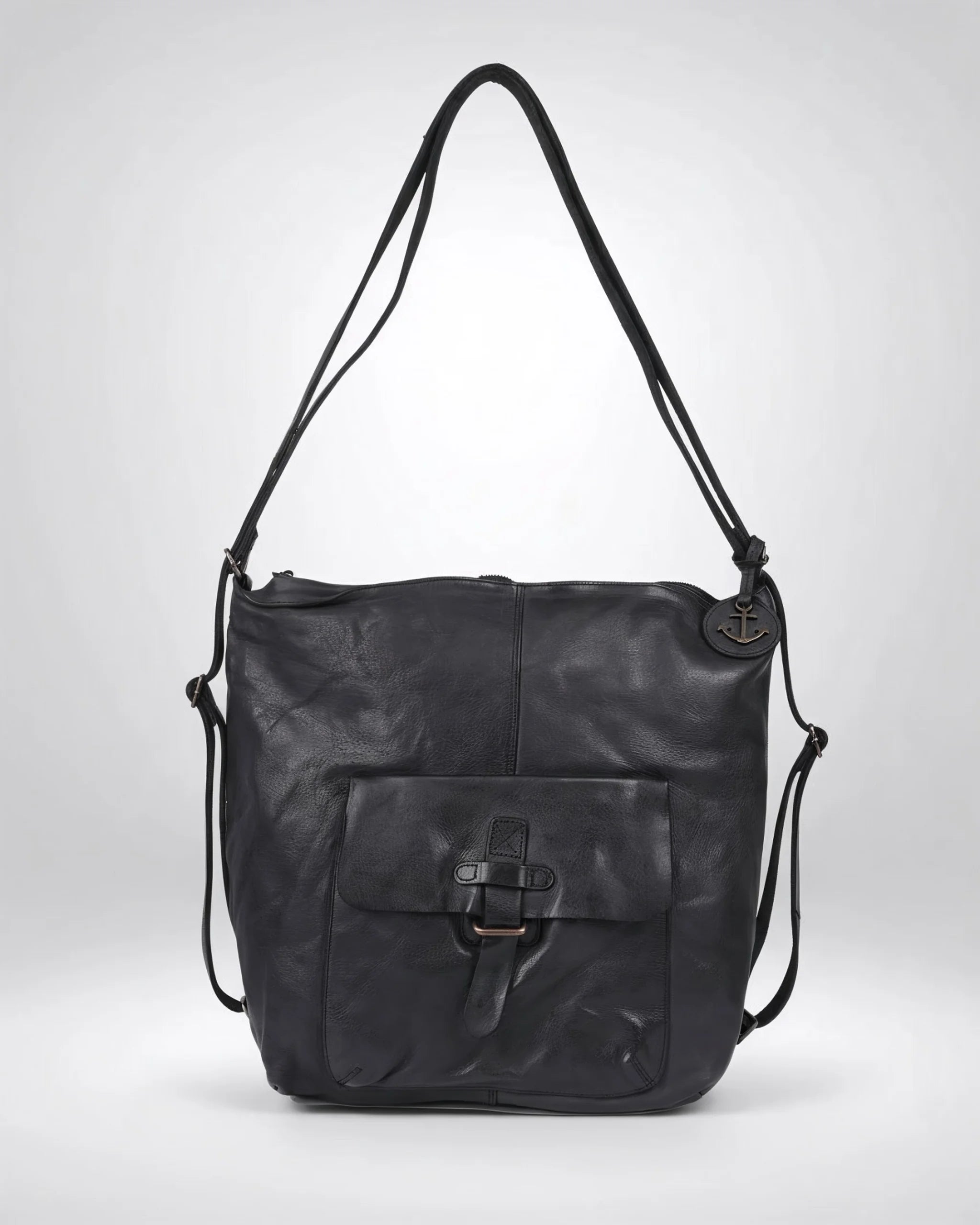 harbour-2nd-riley-beuteltasche-ash-leder-2-in-1-rucksack image 1