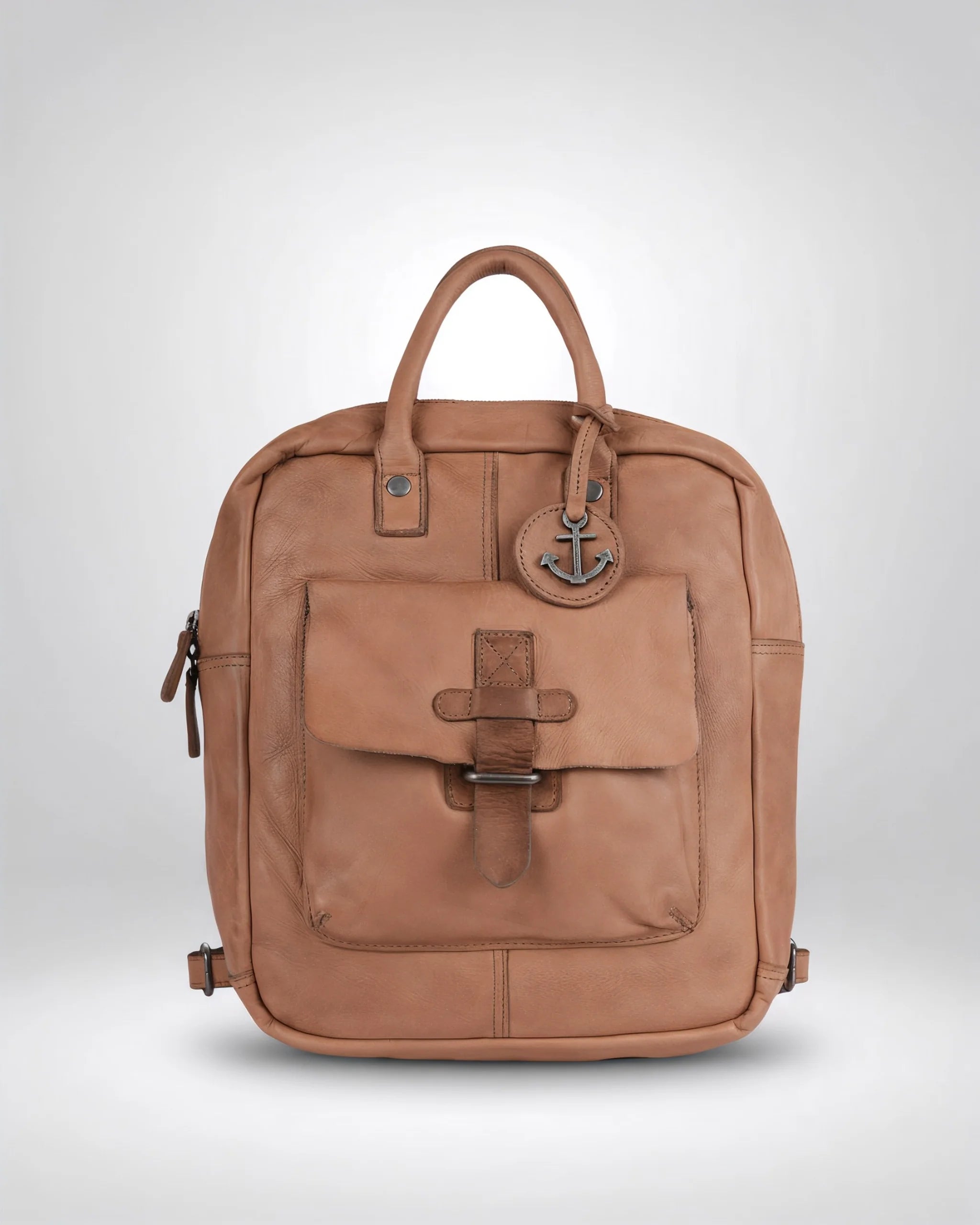 harbour-2nd-quinn-rucksack-cognac-leder-24x30x9 image 3