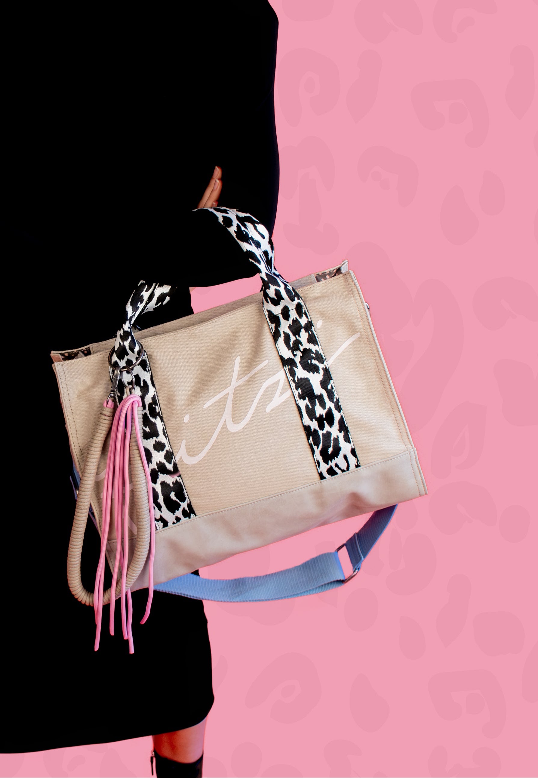 fritzi-aus-preu-en-tote-bag-limited-shopper-leo-sand-canvas image 5