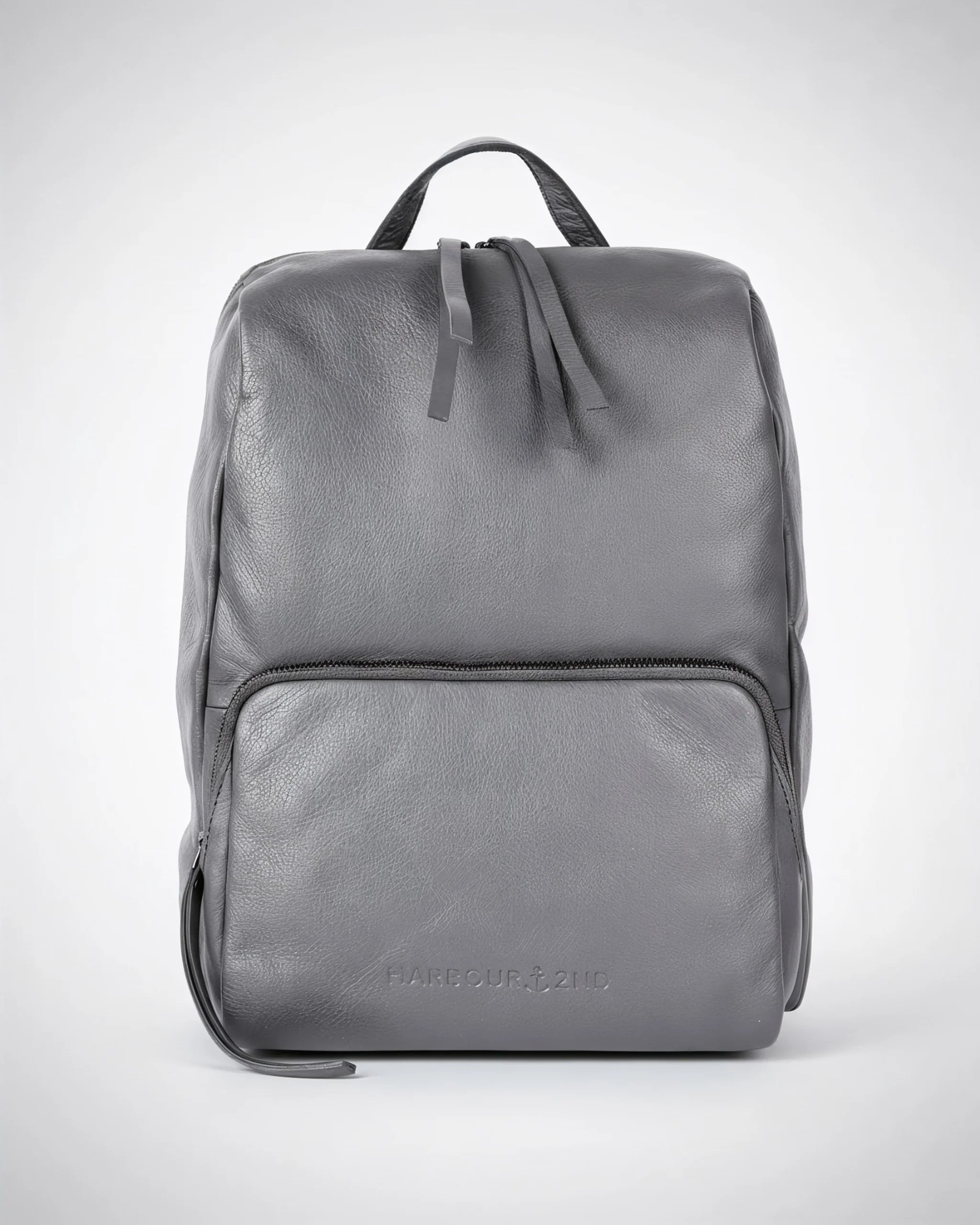 harbour-2nd-anchorlove-milou-rucksack-ash-laptopfach-leder image 2