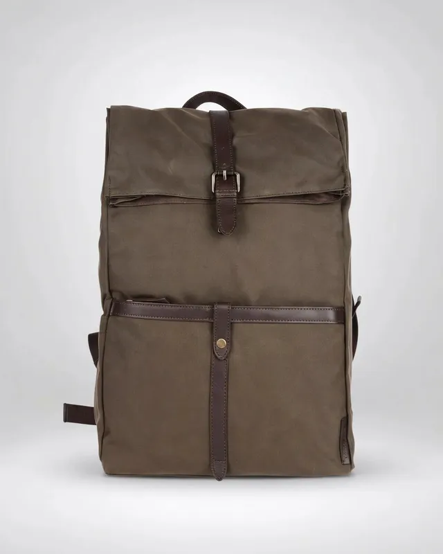 harbour-2nd-anchorlove-frederik-rucksack-olive-canvas image 1