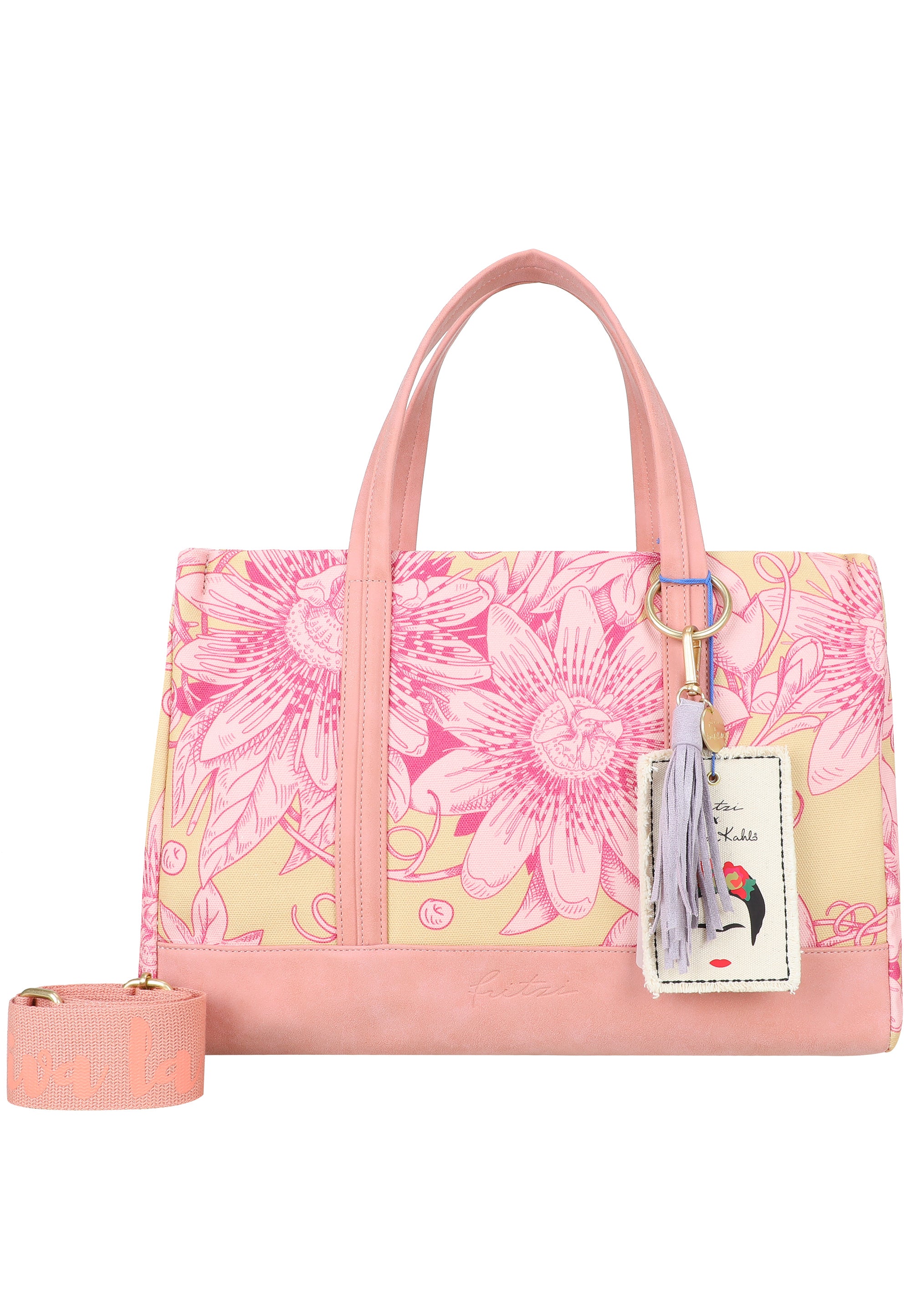 fritzi-aus-preu-en-easy-tote-shopper-sunny-canvas-blumen image 2