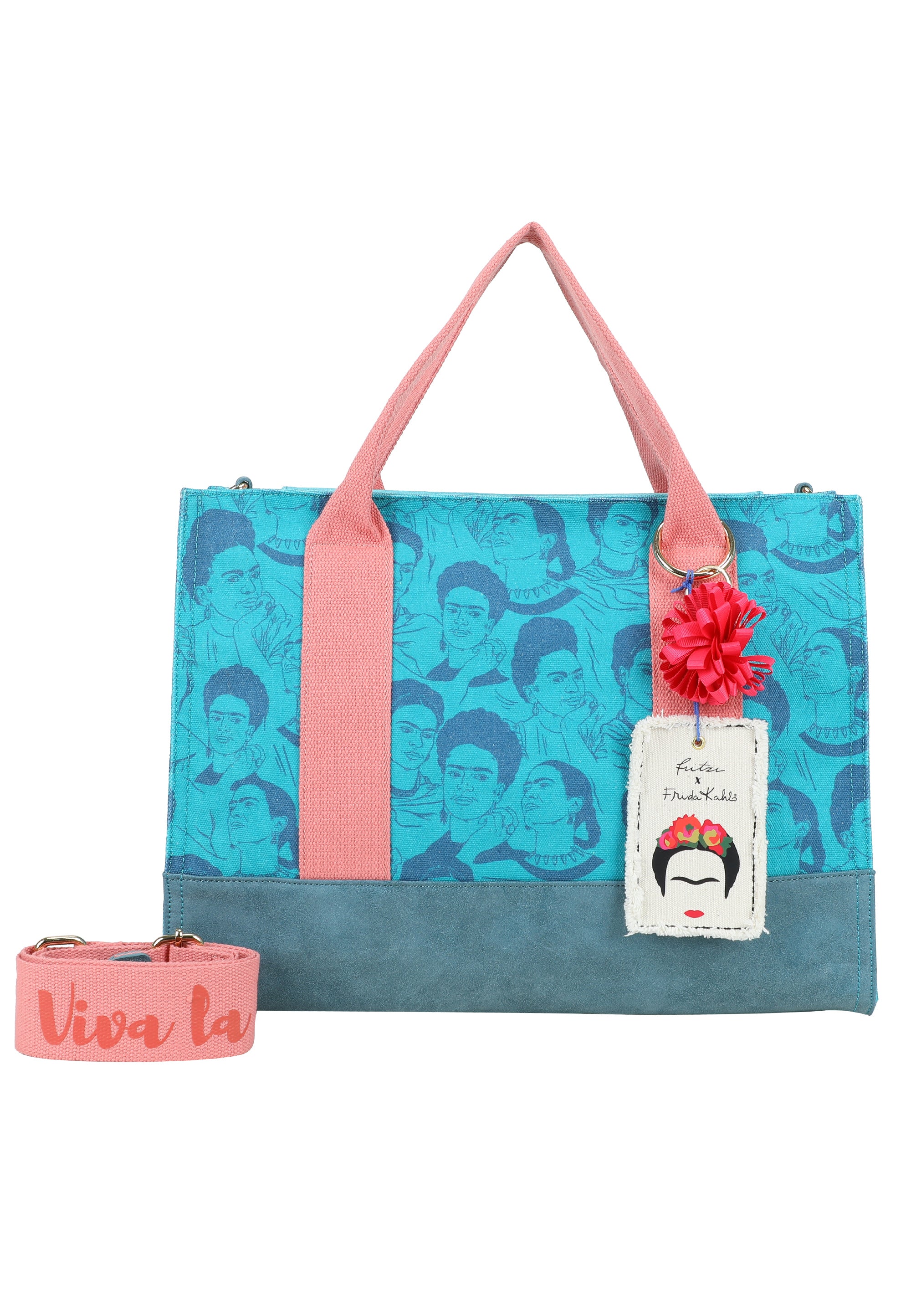 fritzi-aus-preu-en-tote-bag-limited-frida-heads-shopper-vegan image 3