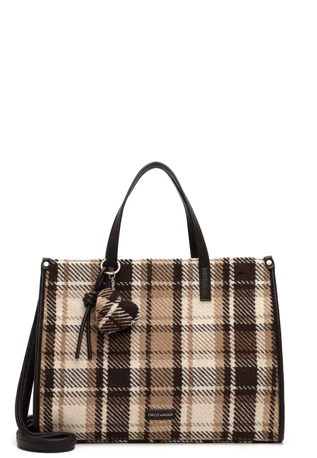 emily-noah-levinia-65904-shopper-karo-brown-mittelwand image 1