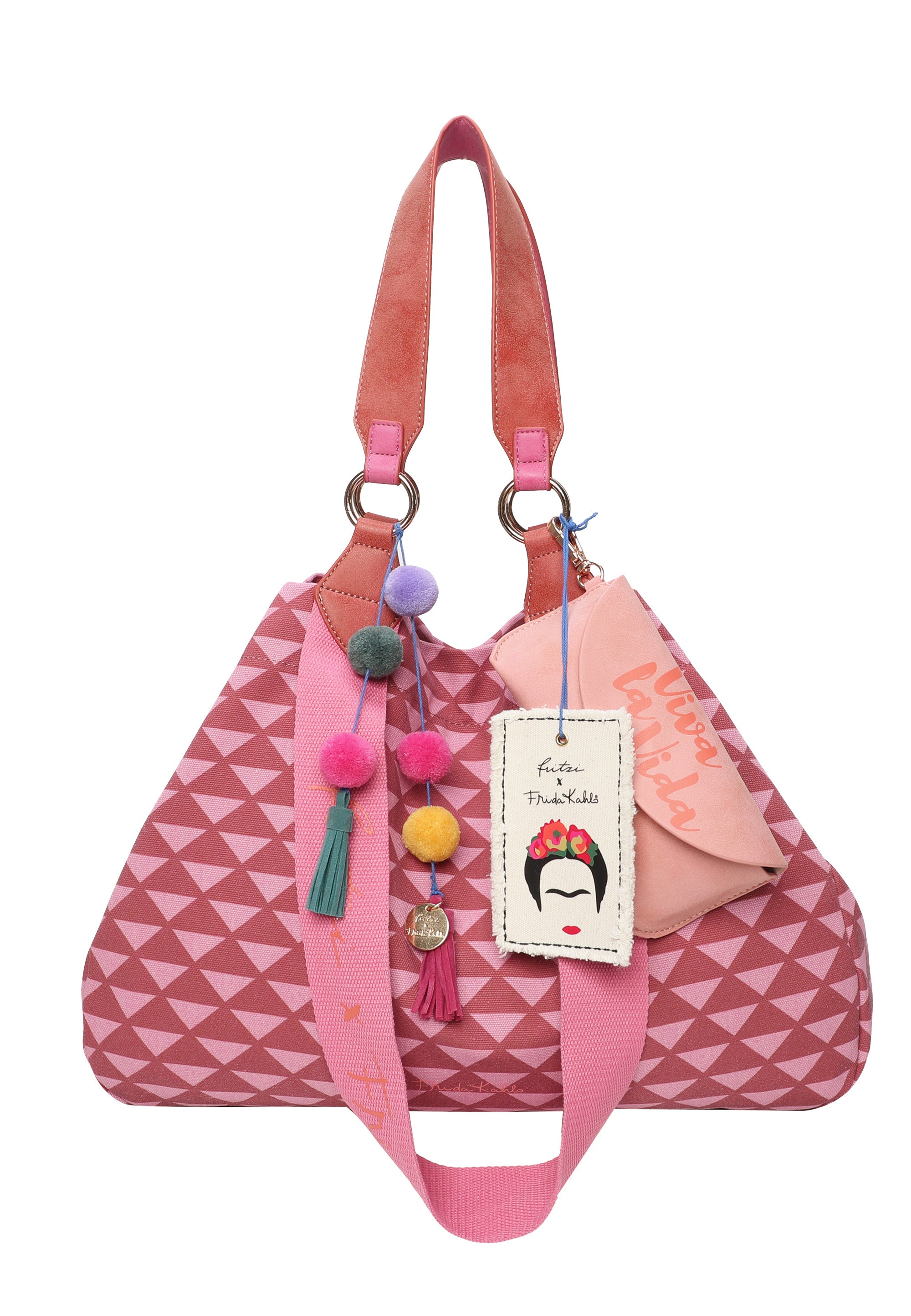 fritzi-x-frida-kahlo-izzy-medium-tasche-geo-canvas-limitiert image 2