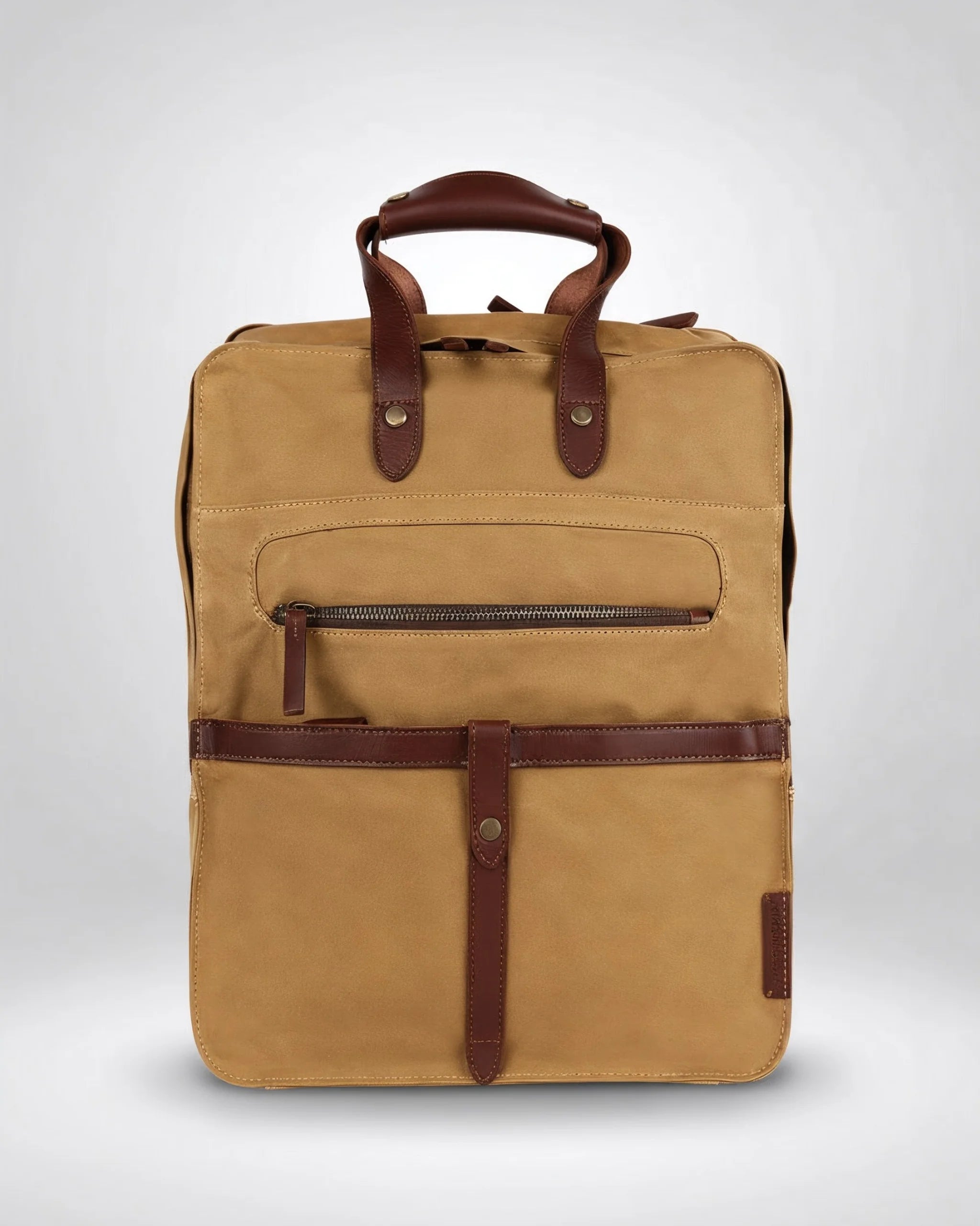 harbour-2nd-anchorlove-francis-rucksack-olive-brown-mit-laptopfach image 2