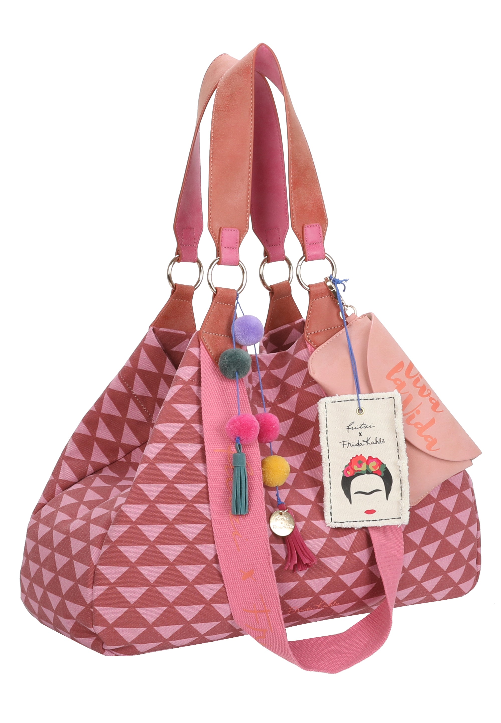 fritzi-x-frida-kahlo-izzy-medium-tasche-geo-canvas-limitiert image 7