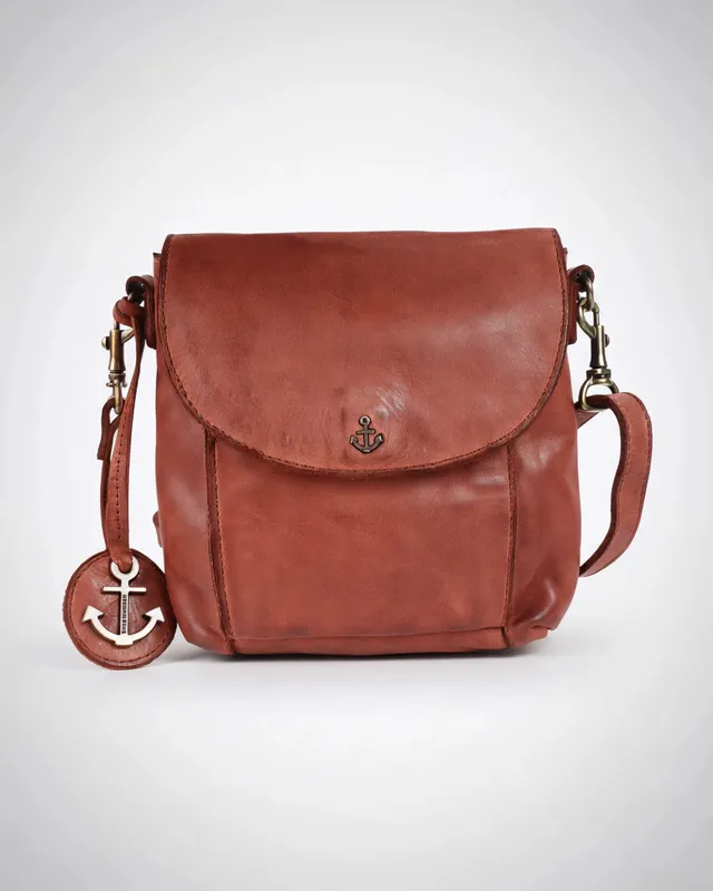 harbour-2nd-anchorlove-iben-ledertasche-cognac-klein image 1