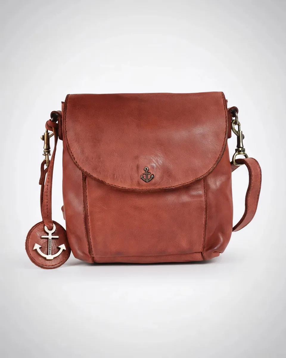 harbour-2nd-anchorlove-iben-ledertasche-cognac-klein image 1