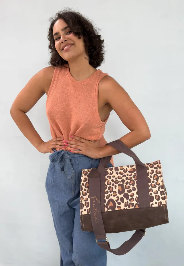 fritzi-aus-preu-en-canvas-tote-bag-limited-leo-camel-vegan image 1