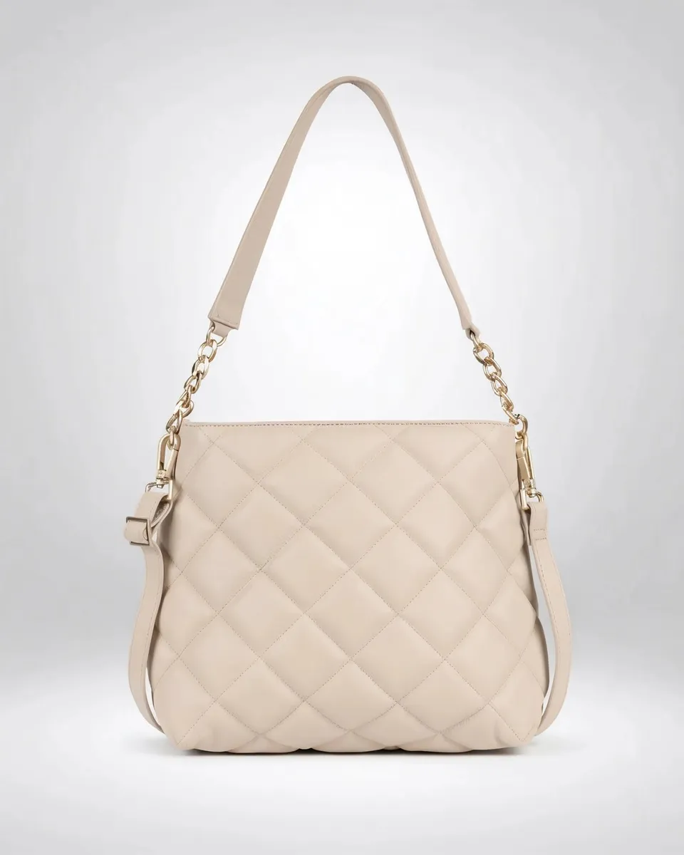 harbour-2nd-anchorlove-hypatia-schultertasche-cream-leder-quilted image 1