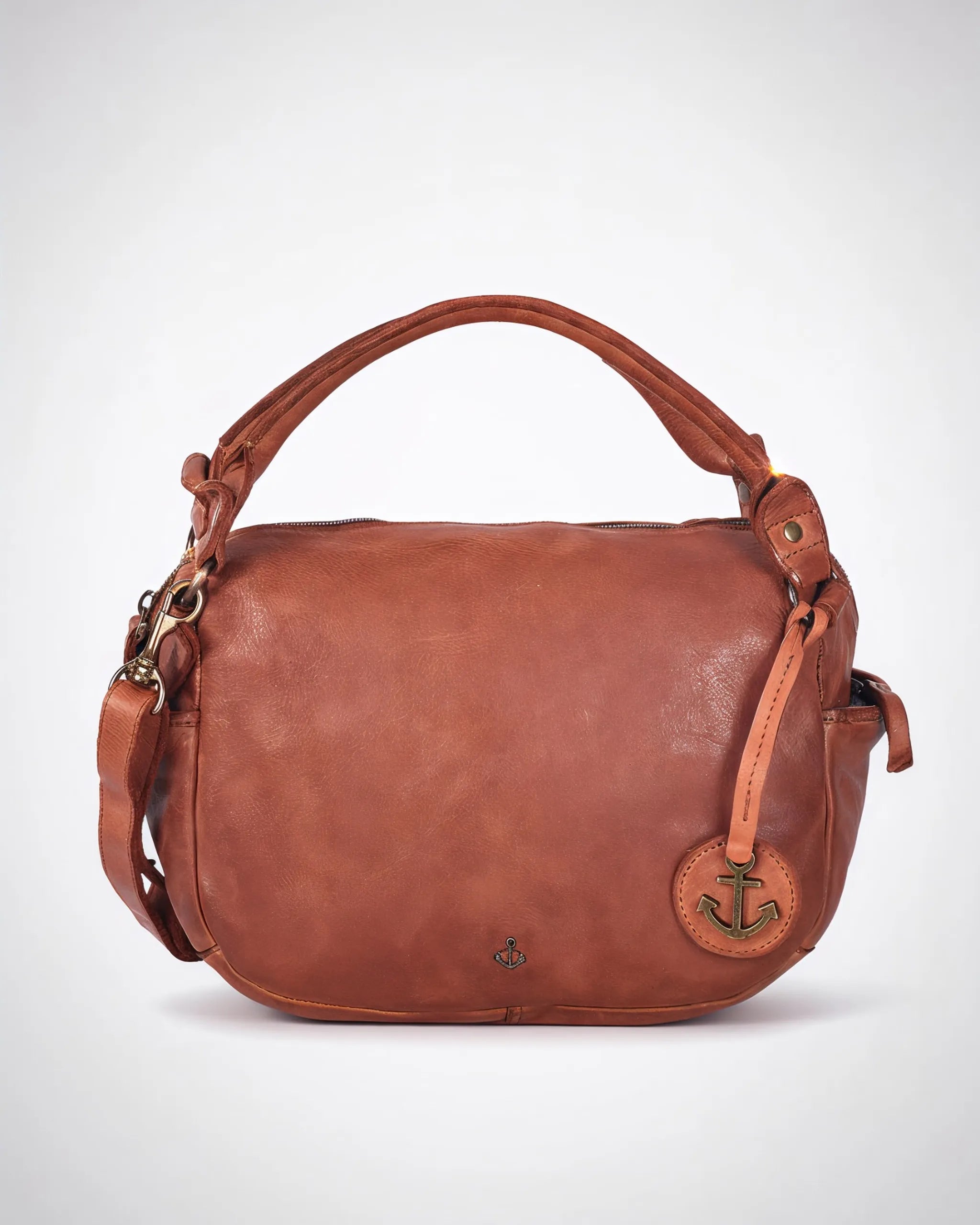 harbour-2nd-anchorlove-saphira-handtasche-leder-cognac image 1